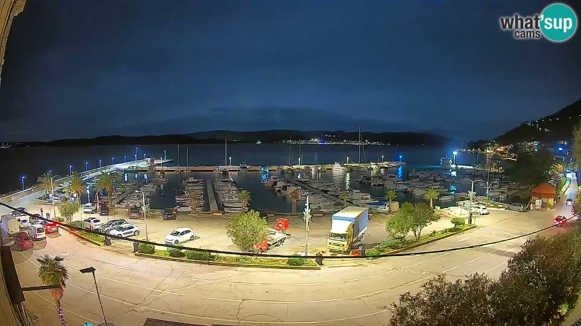 Webcam Orebić Uferpromenade – Fähre nach Korčula Live