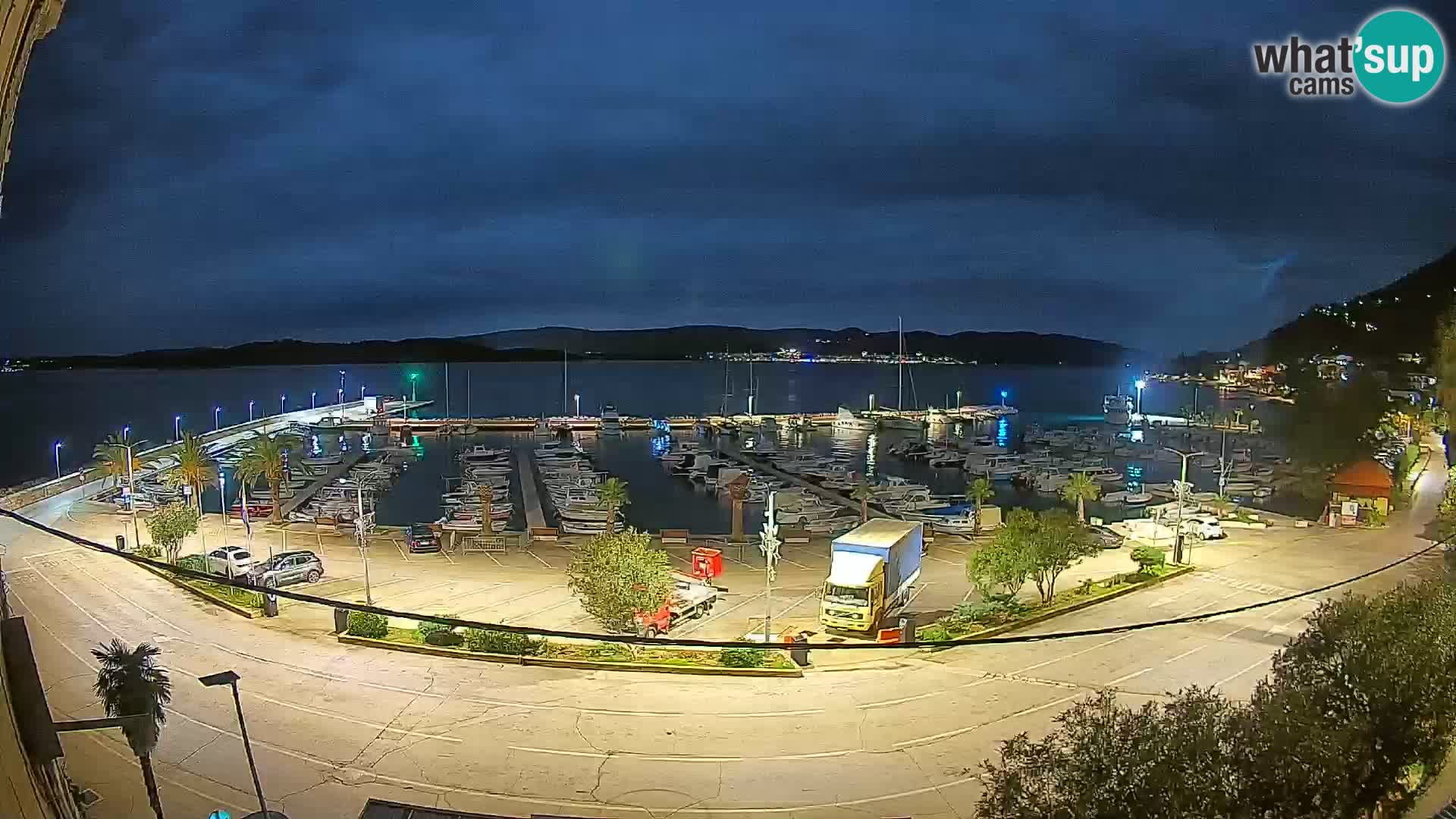 Webcam Orebić Uferpromenade – Fähre nach Korčula Live