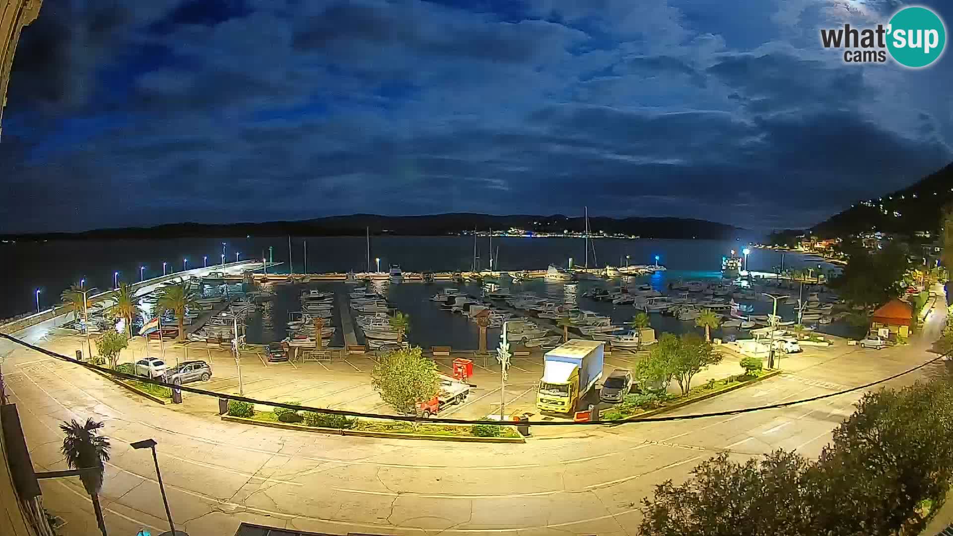 Spletna kamera Orebić Riva – Trajekt za Korčulo v živo