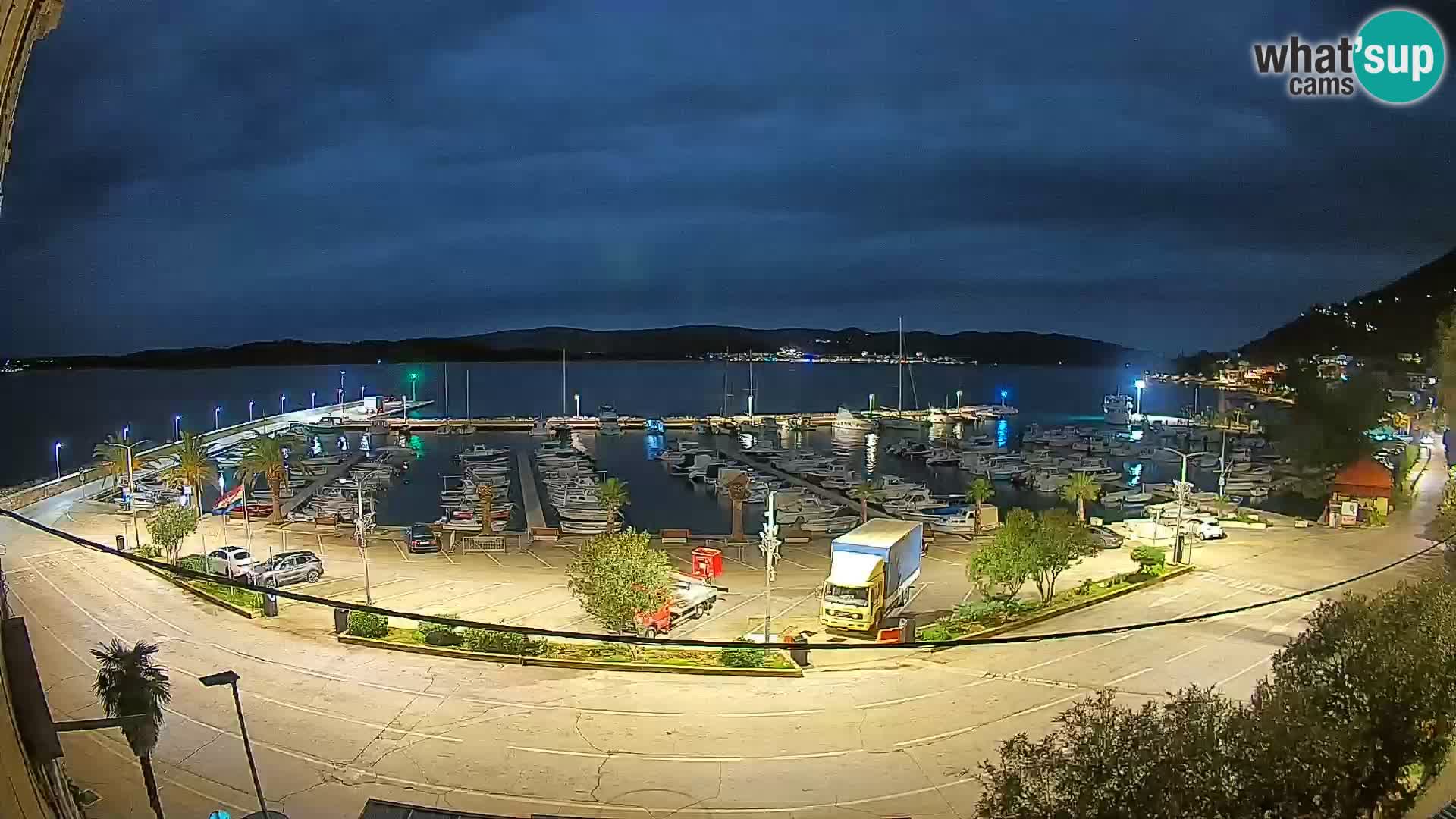 Webcam Orebić Riva – Ferry to Korčula Live