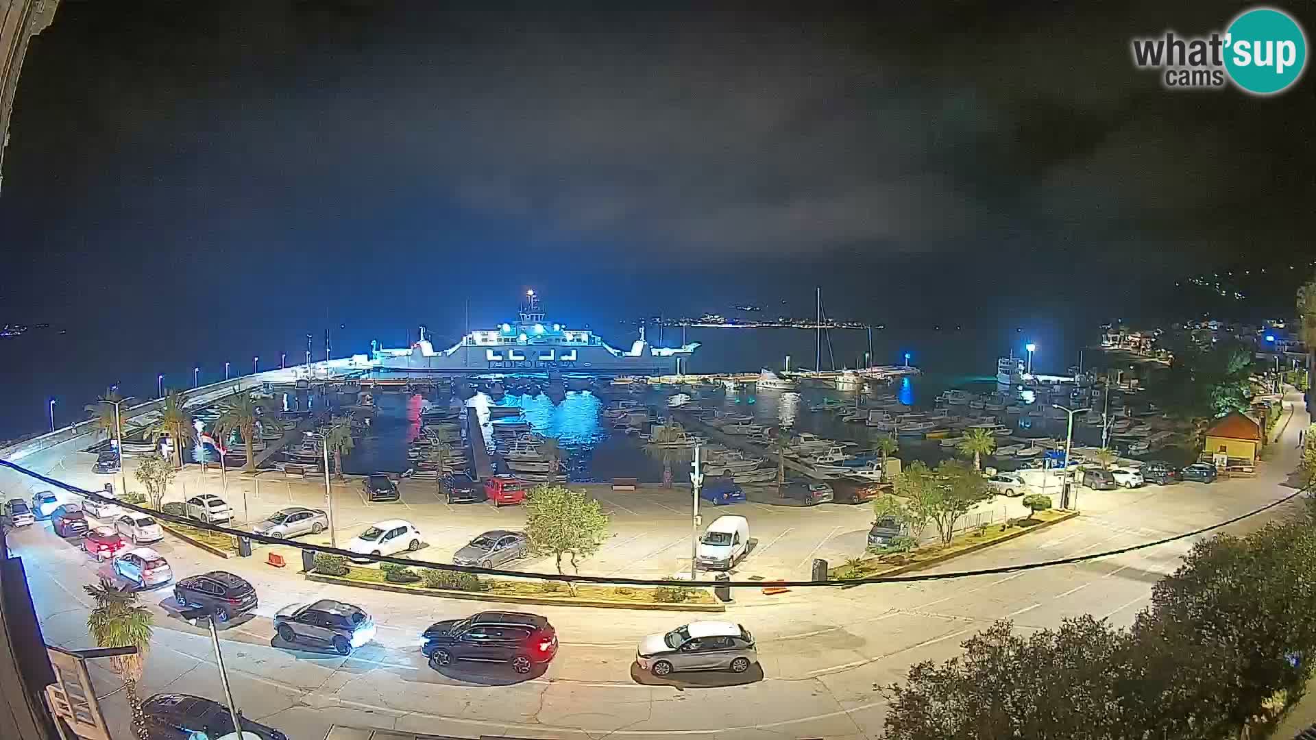 Webcam Orebić Riva – Ferry a Korčula en vivo