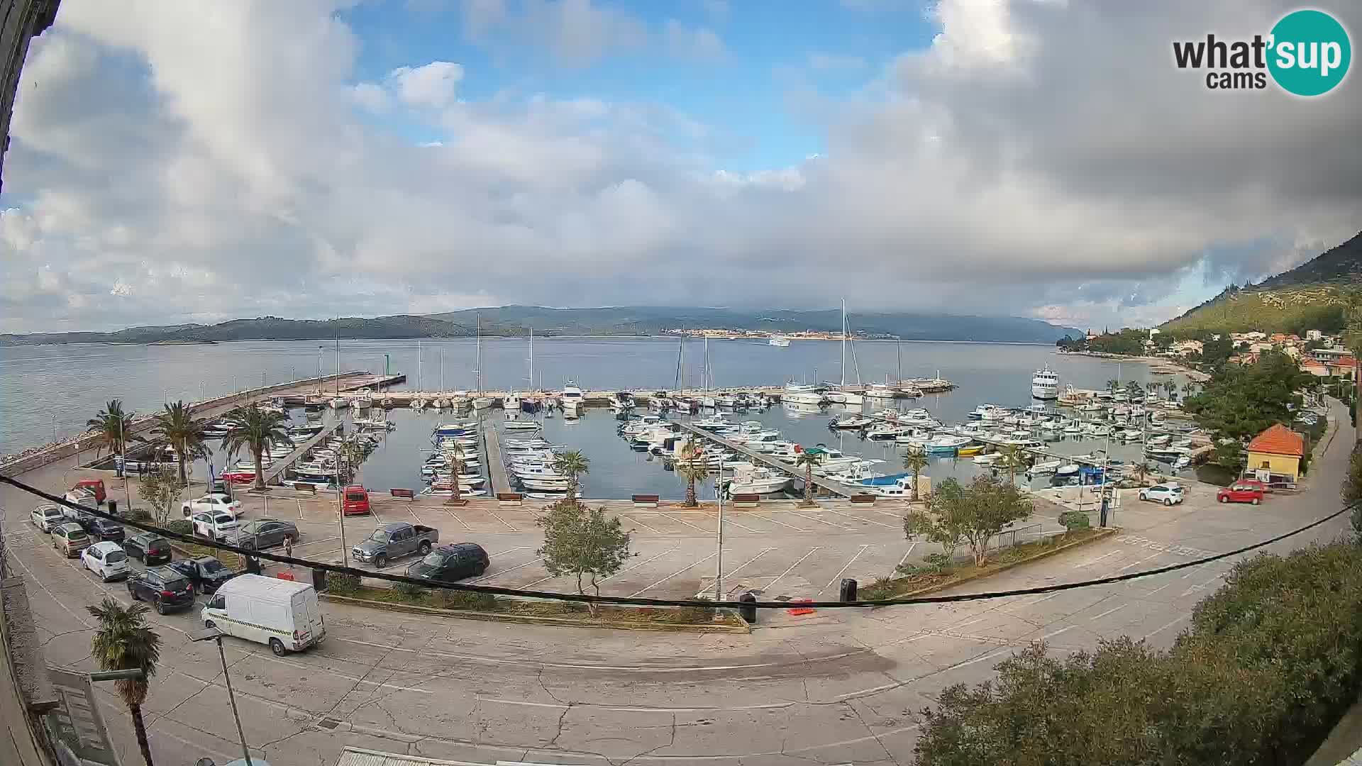 Webcam Orebić Uferpromenade – Fähre nach Korčula Live