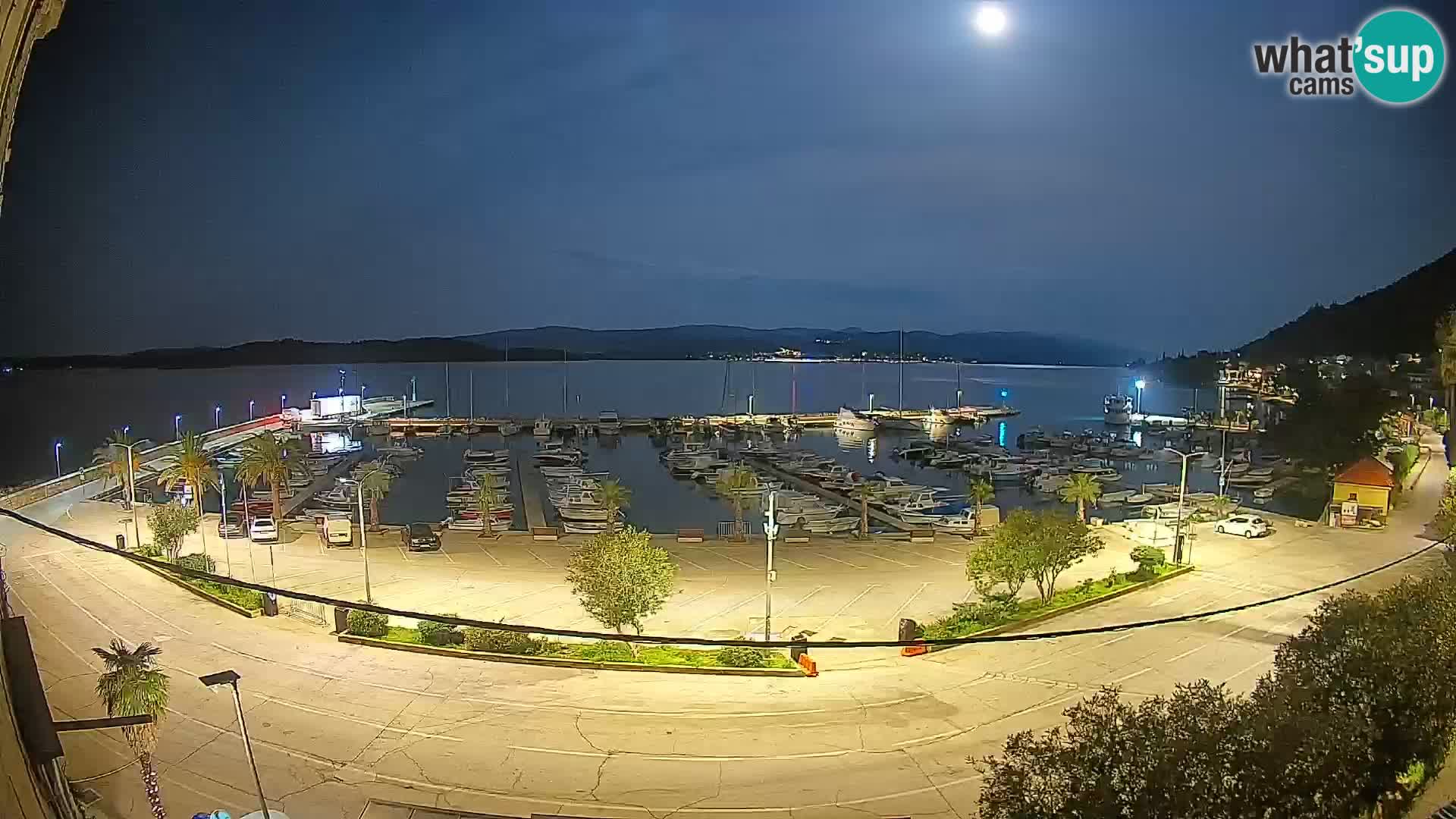 Webcam Orebić Uferpromenade – Fähre nach Korčula Live