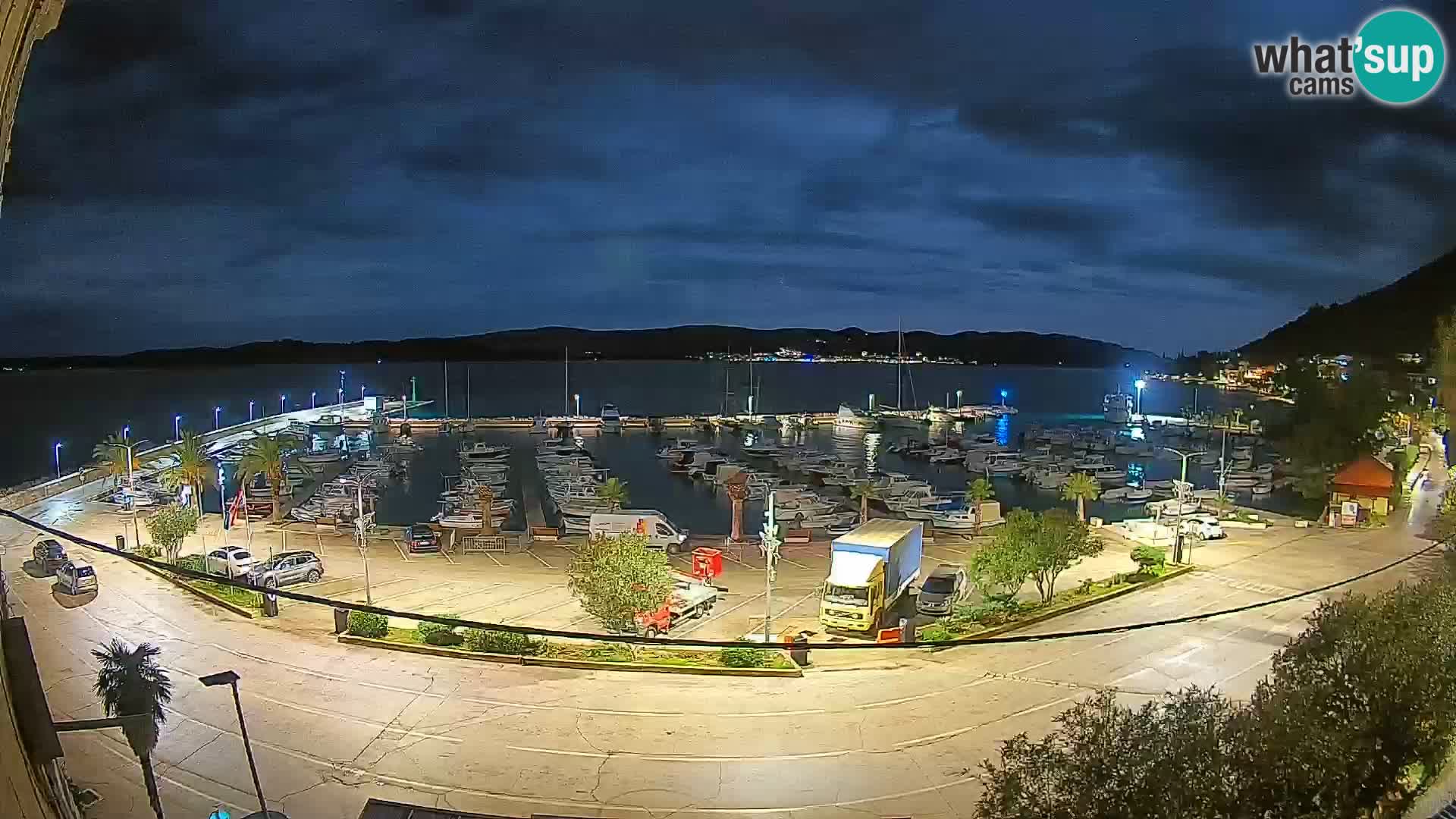 Webcam Orebić Riva – Ferry vers Korčula en direct