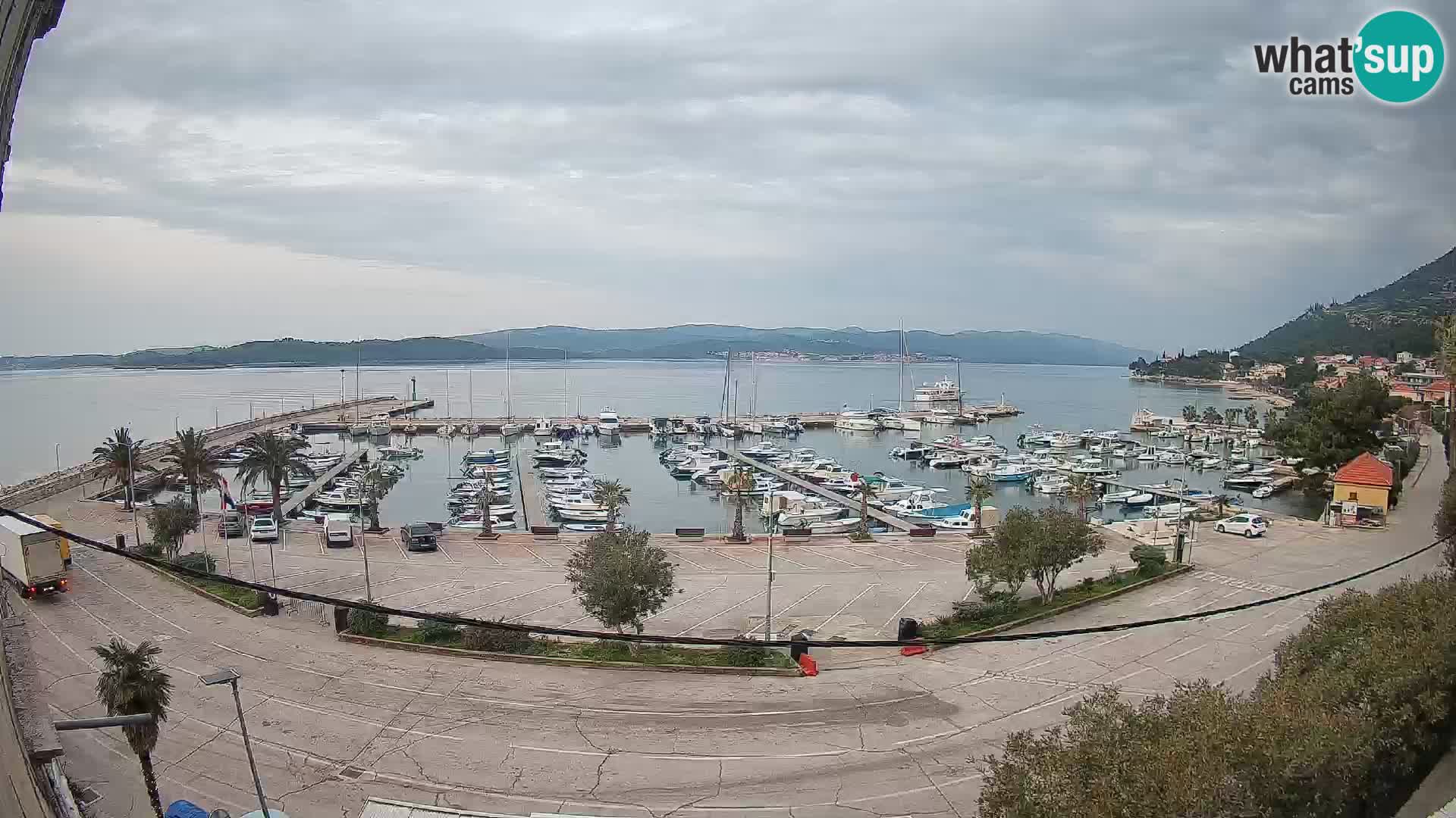 Webcam Orebić Riva – Ferry vers Korčula en direct