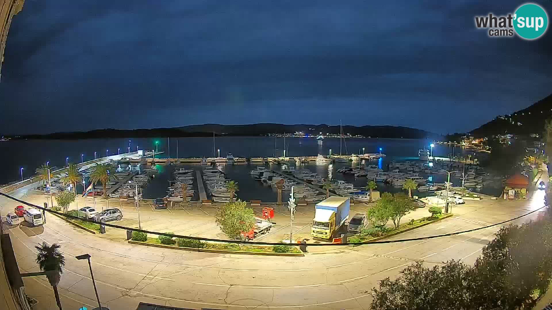 Webcam Orebić Uferpromenade – Fähre nach Korčula Live