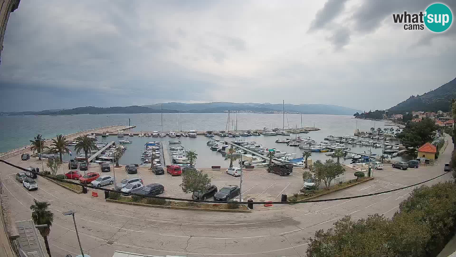 Webcam Orebić Riva – Ferry to Korčula Live