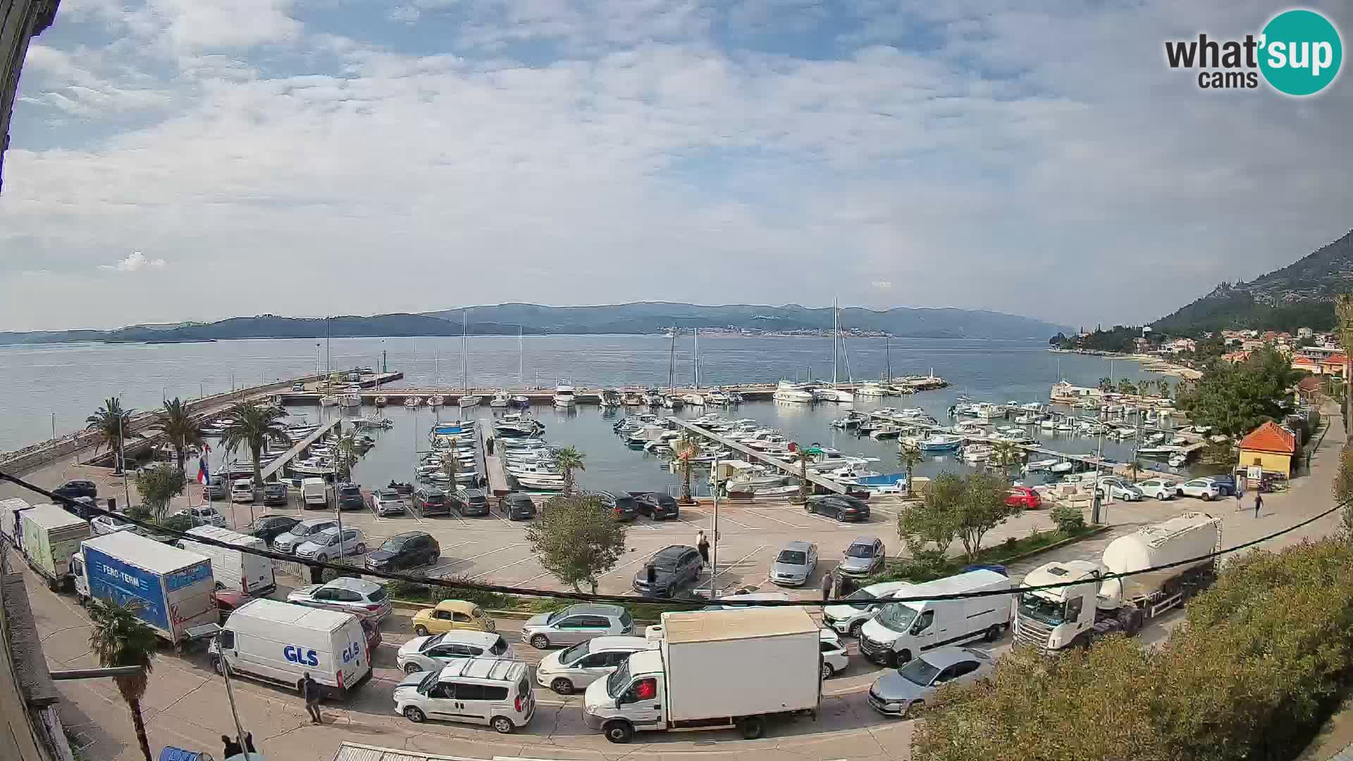 Webcam Orebić Riva – Ferry to Korčula Live