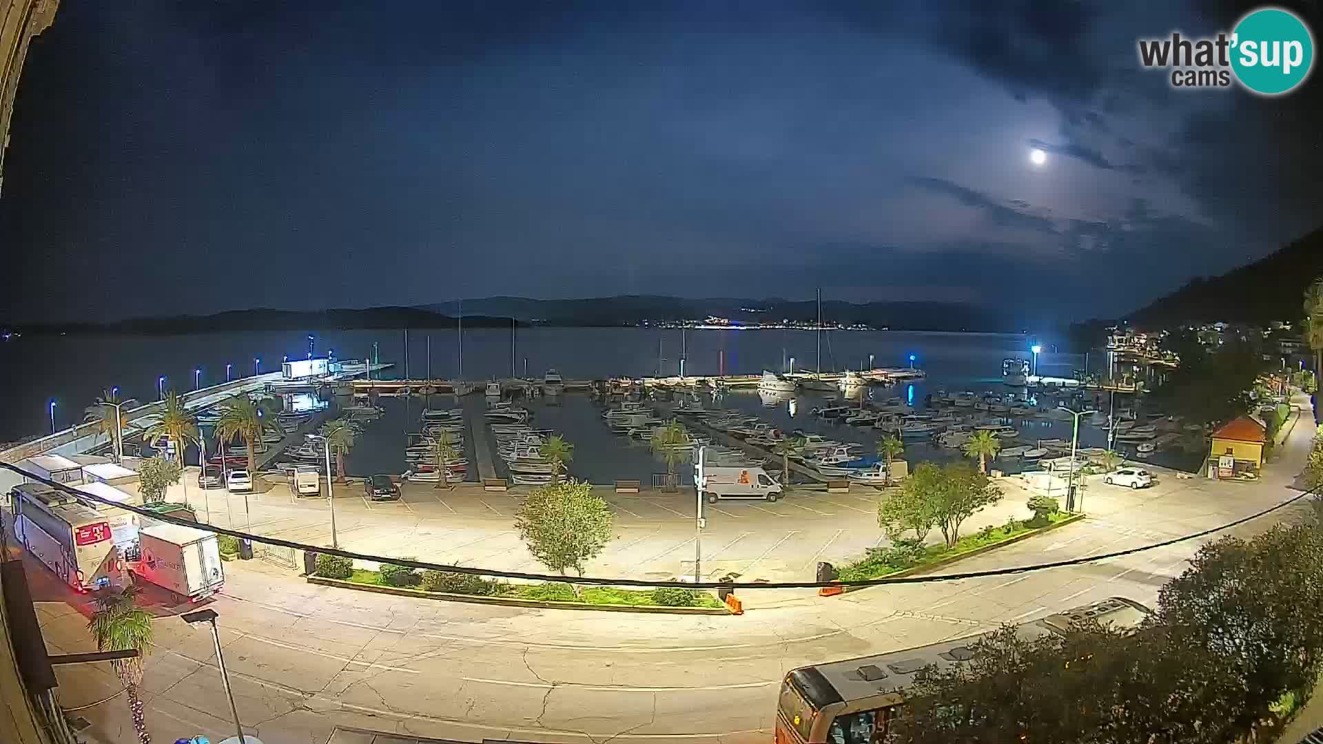 Webcam Orebić Uferpromenade – Fähre nach Korčula Live