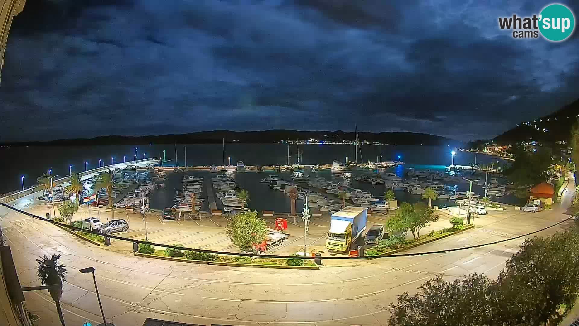 Webcam Orebić Riva – Ferry to Korčula Live