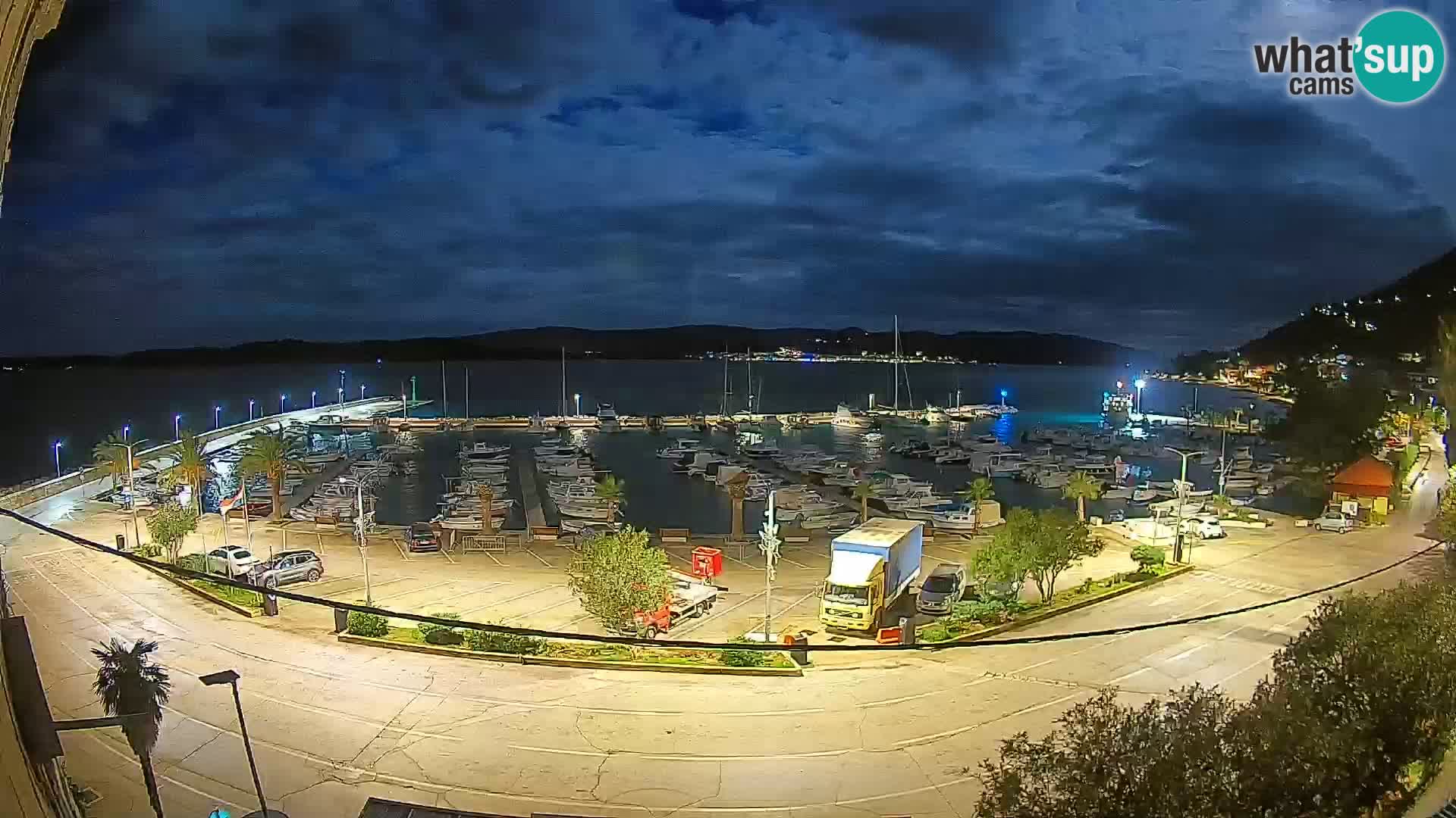 Webcam Orebić Riva – Ferry a Korčula en vivo