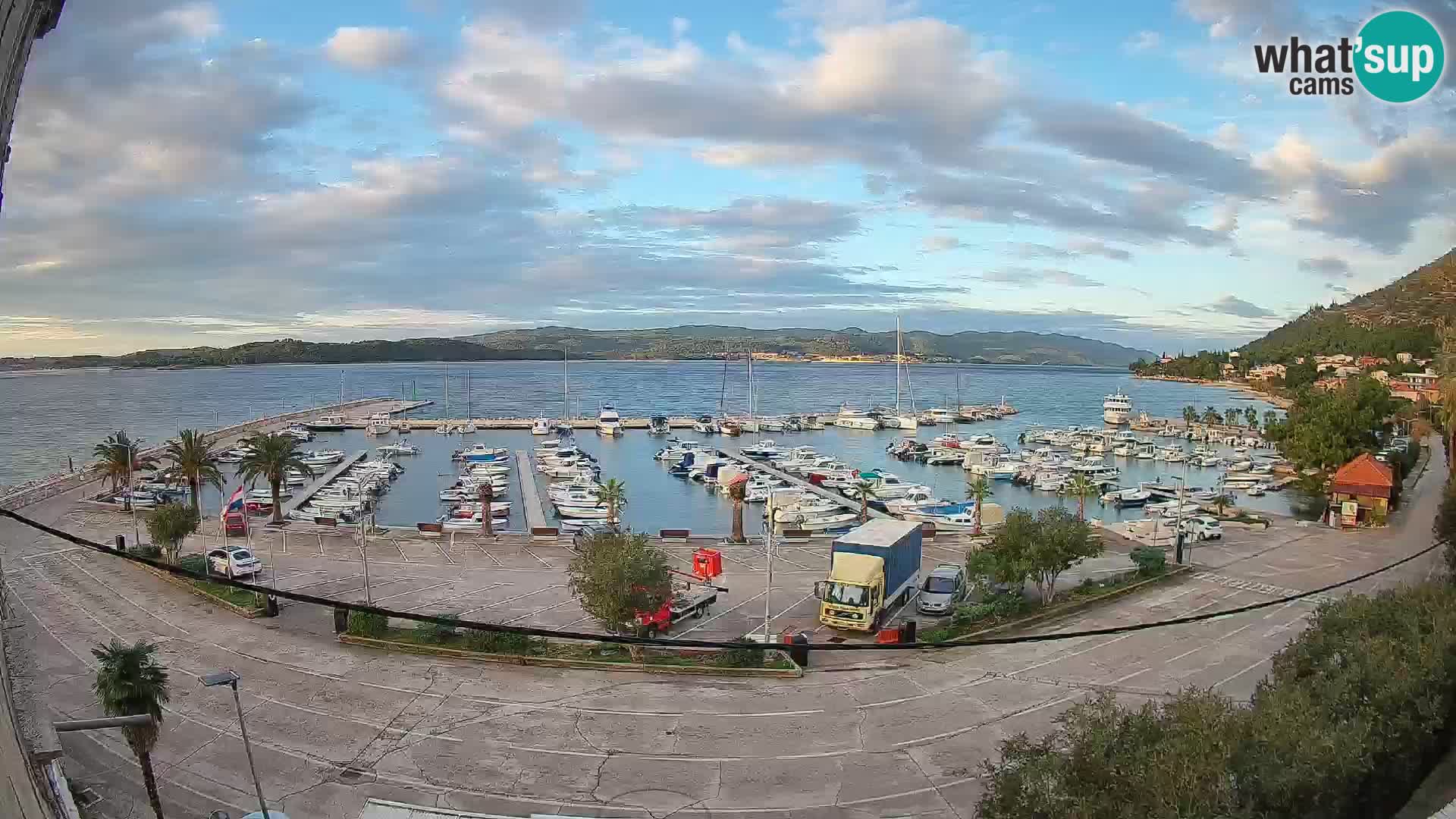 Webcam Orebić Riva – Ferry to Korčula Live