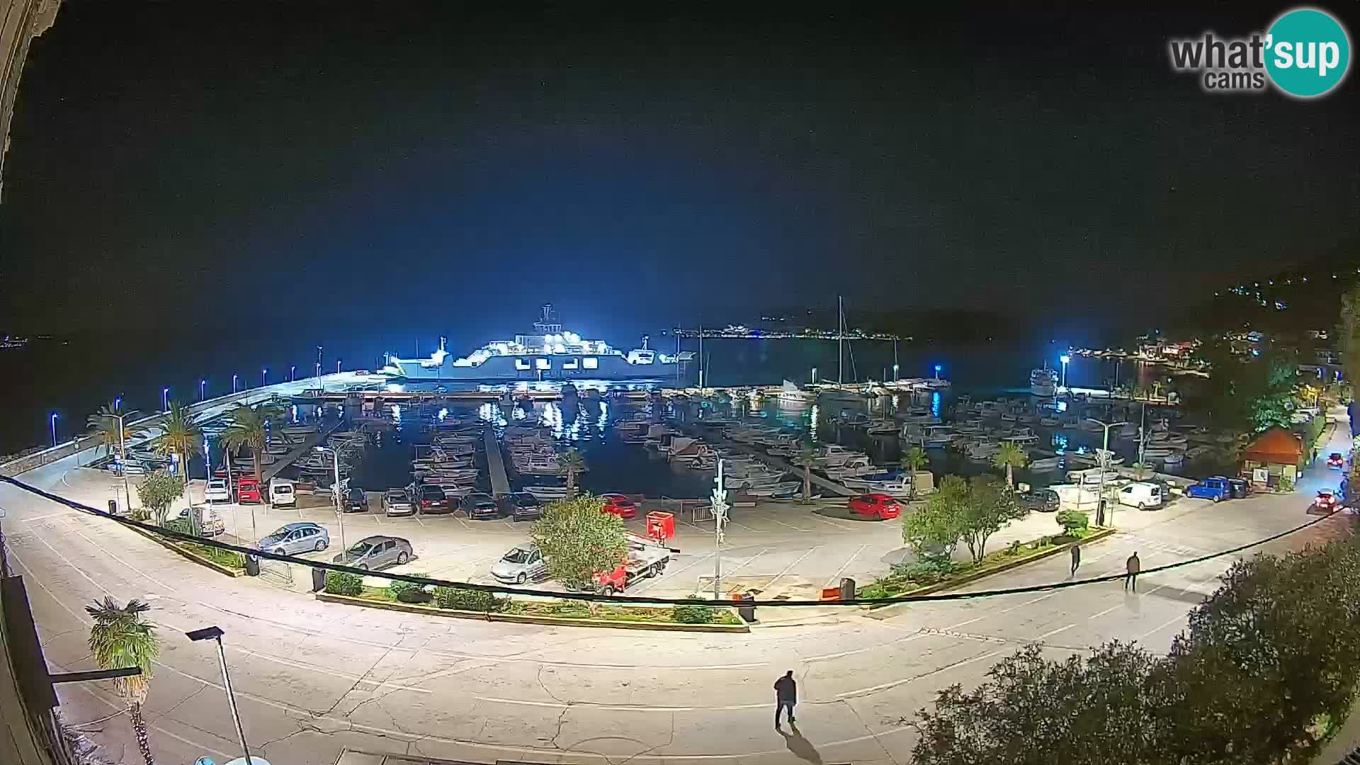 Webcam Orebić Riva – Ferry vers Korčula en direct
