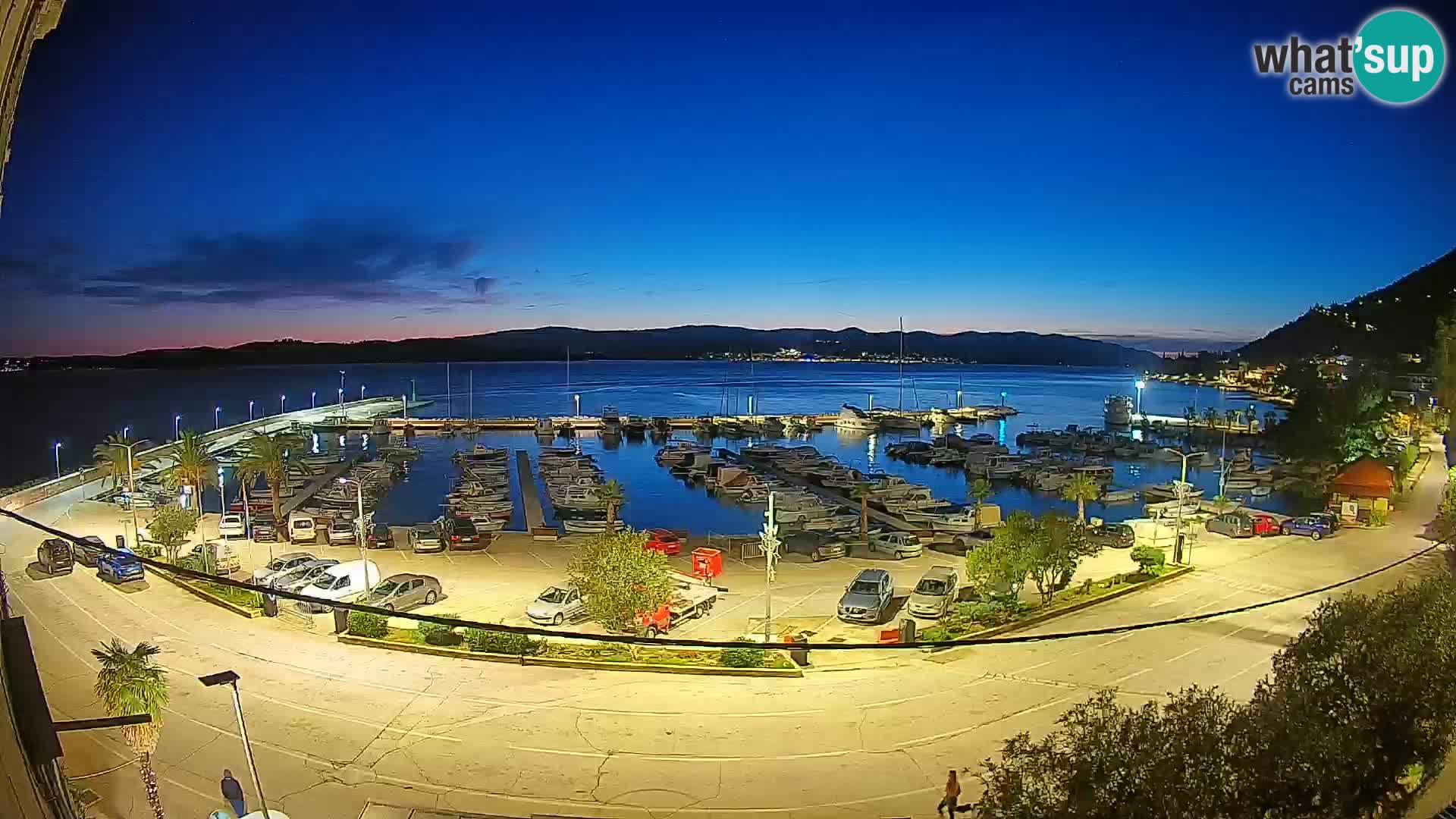 Webcam Orebić Riva – Ferry a Korčula en vivo