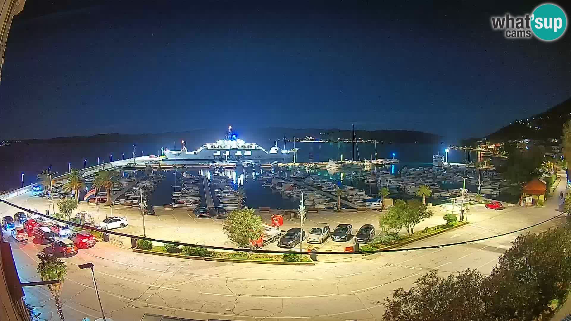 Webcam Orebić Riva – Ferry to Korčula Live