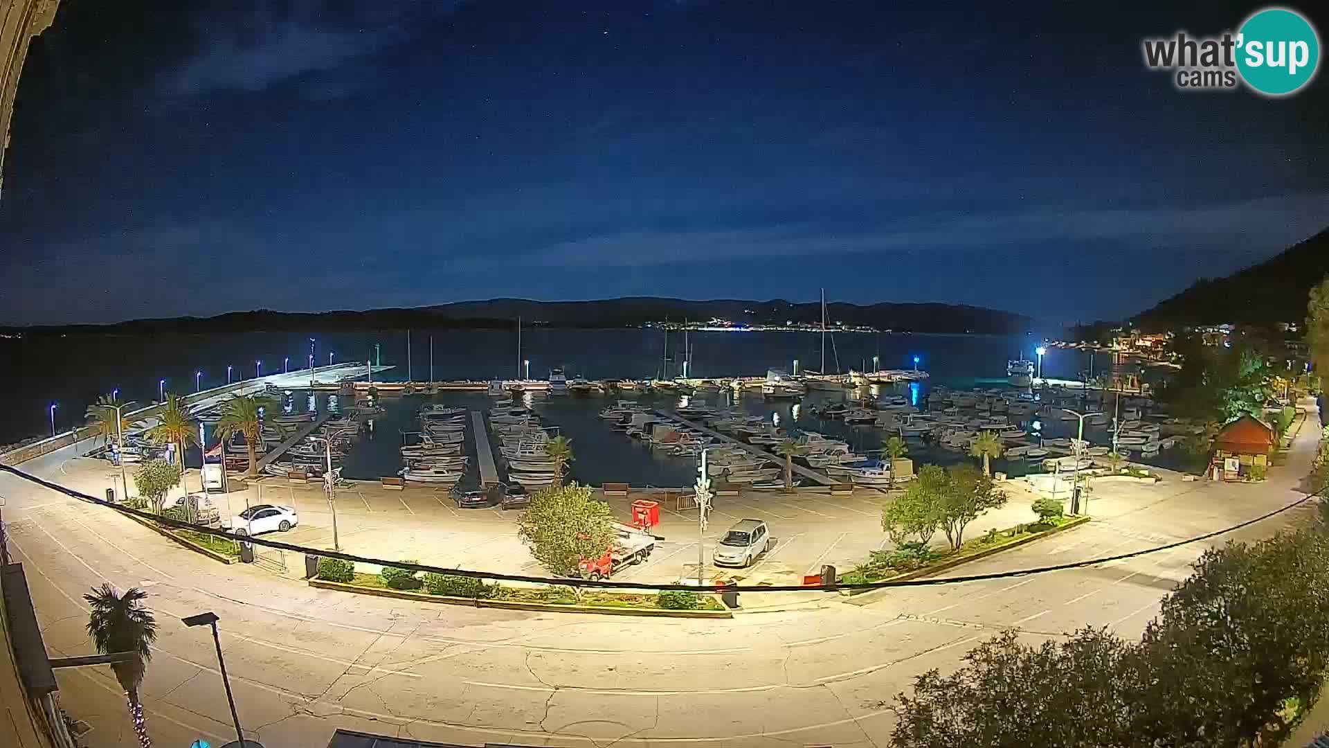 Spletna kamera Orebić Riva – Trajekt za Korčulo v živo