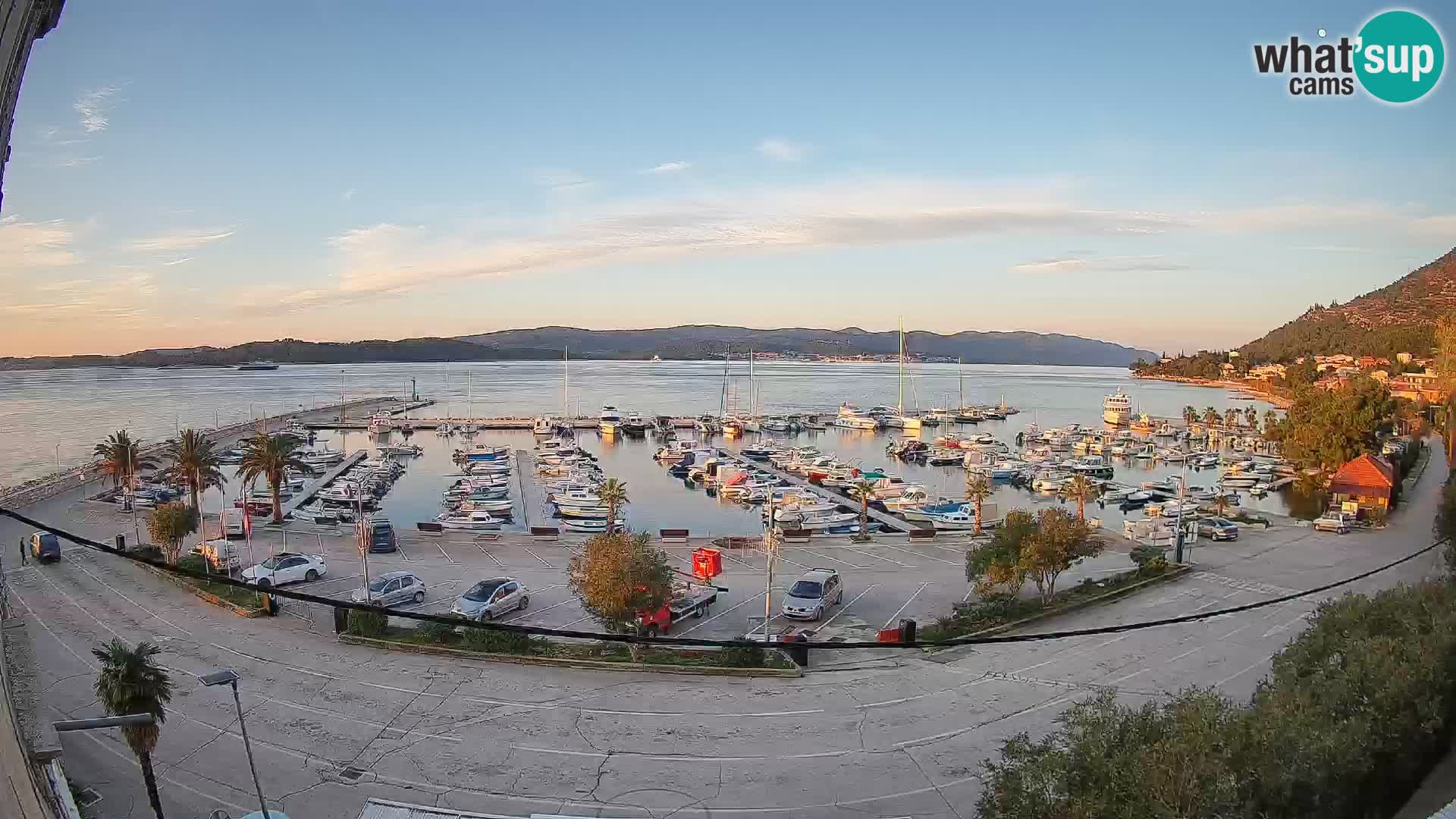 Webcam Orebić Riva – Ferry to Korčula Live