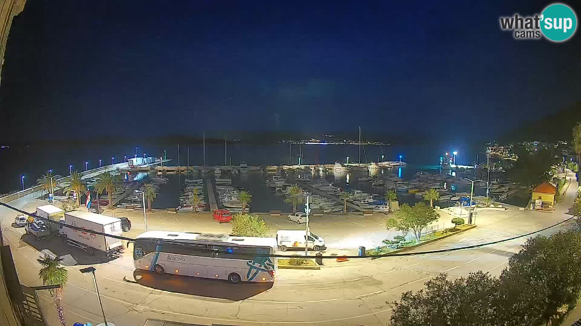 Webcam Orebić Riva – Ferry to Korčula Live