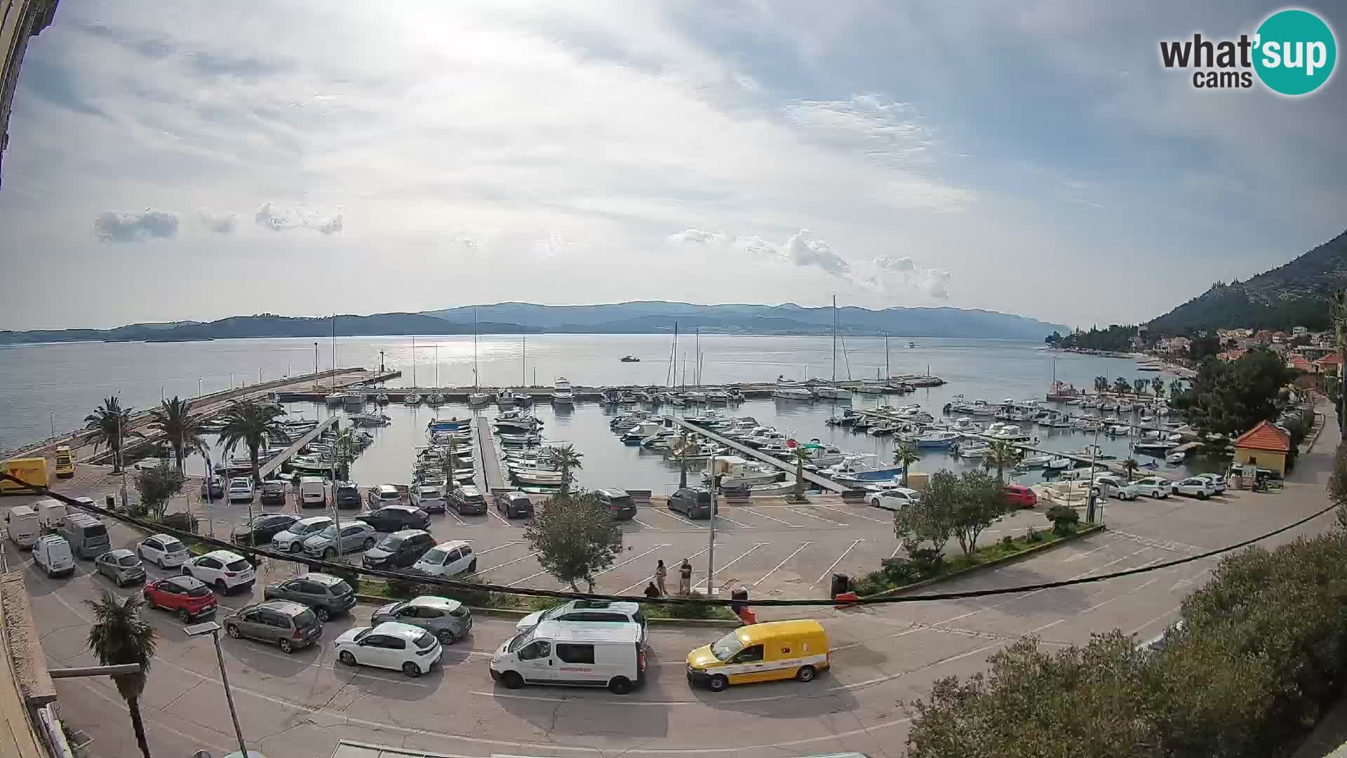 Web kamera Orebić Riva – Trajekt za Korčulu uživo