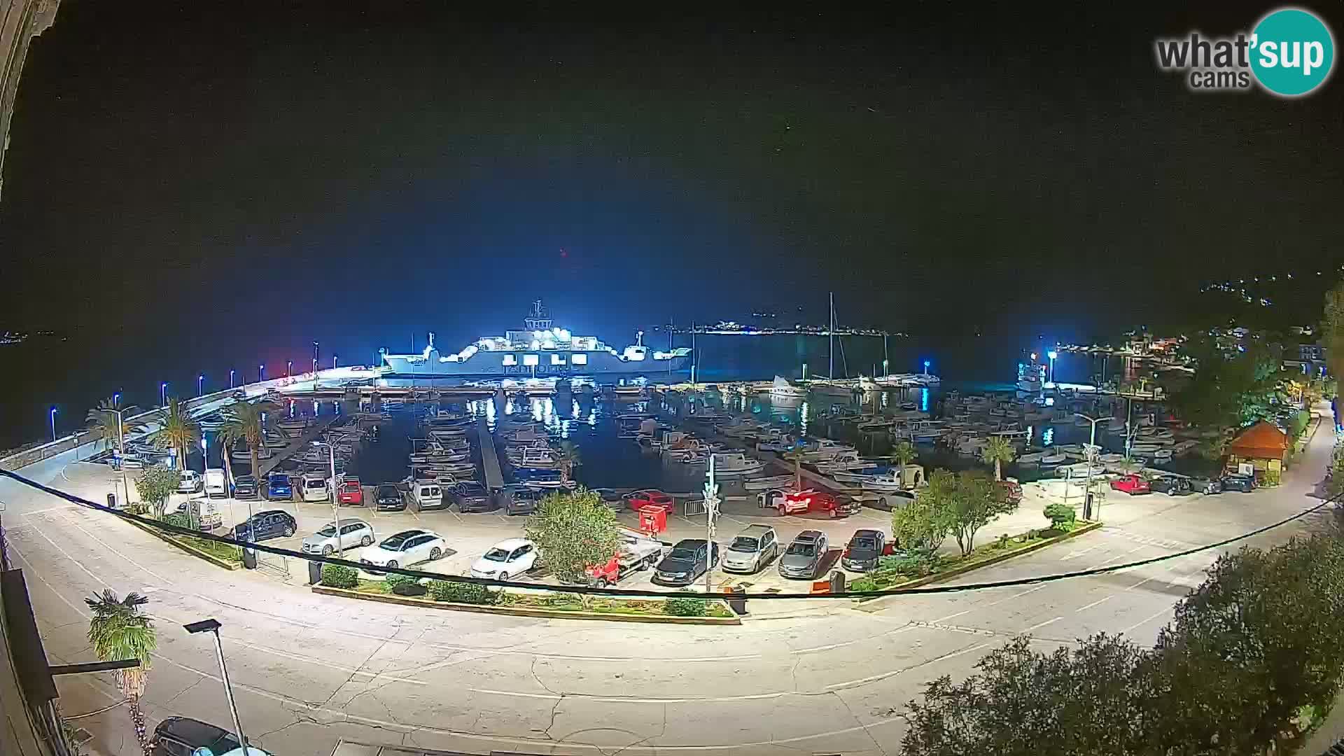 Webcam Orebić Riva – Ferry vers Korčula en direct