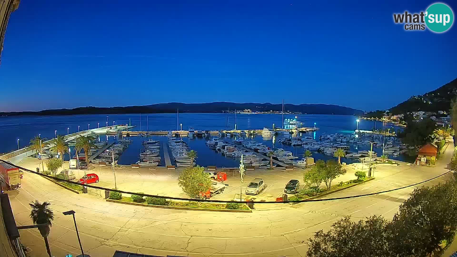 Webcam Orebić Uferpromenade – Fähre nach Korčula Live