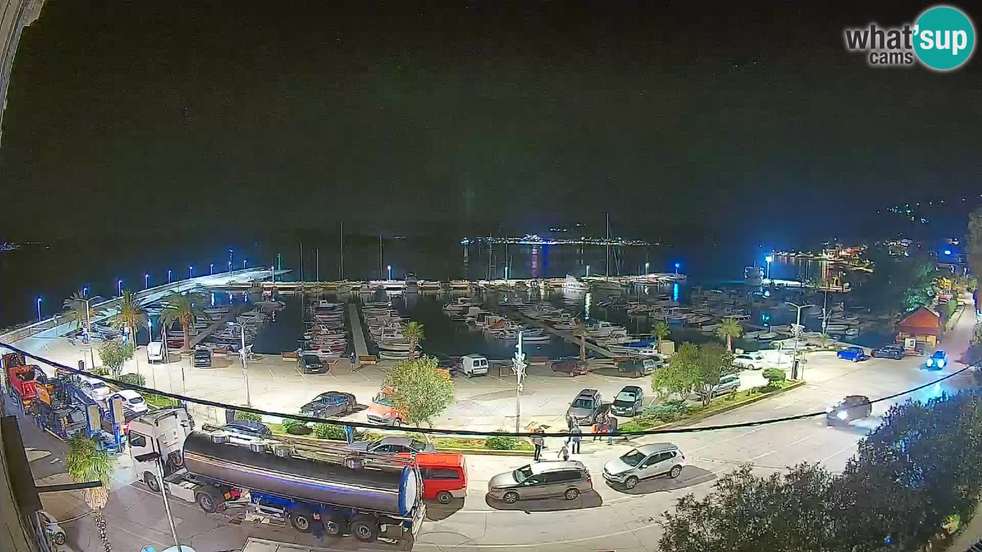 Spletna kamera Orebić Riva – Trajekt za Korčulo v živo