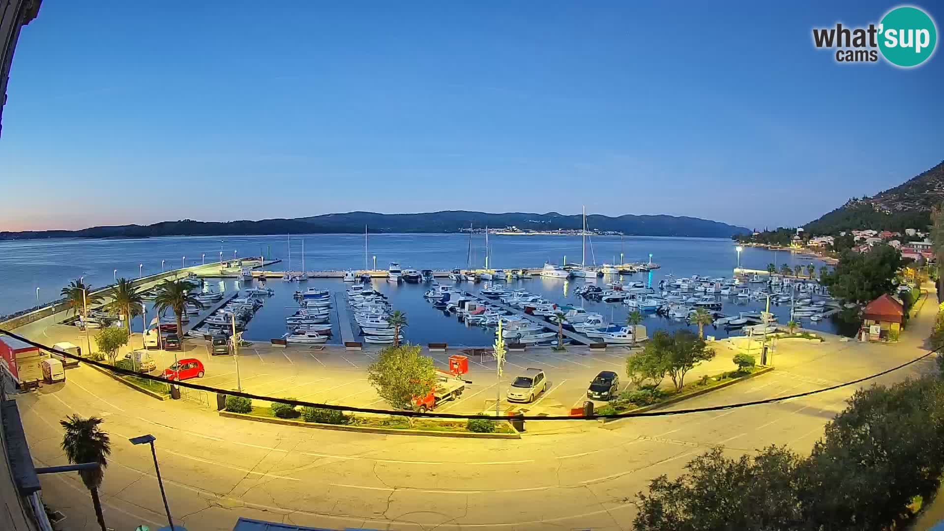 Webcam Orebić Riva – Ferry to Korčula Live
