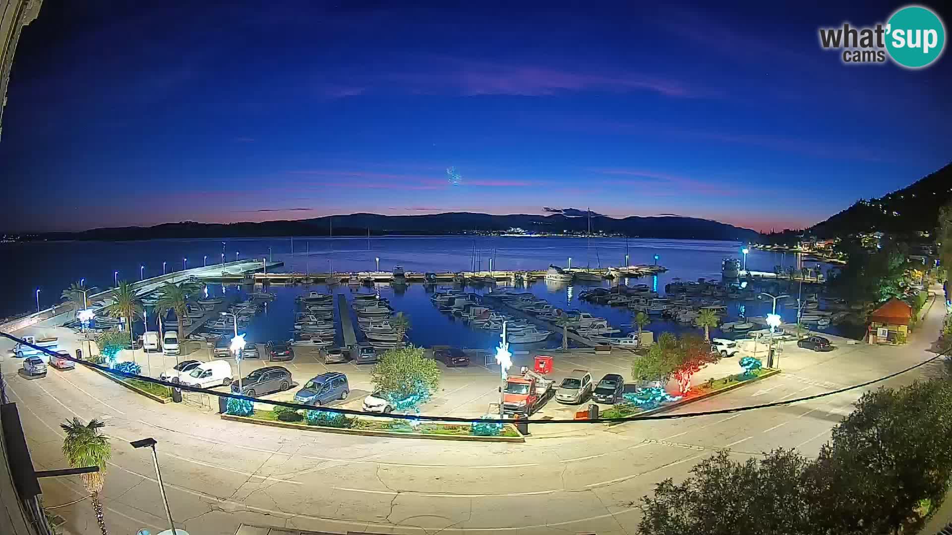 Webcam Orebić Uferpromenade – Fähre nach Korčula Live