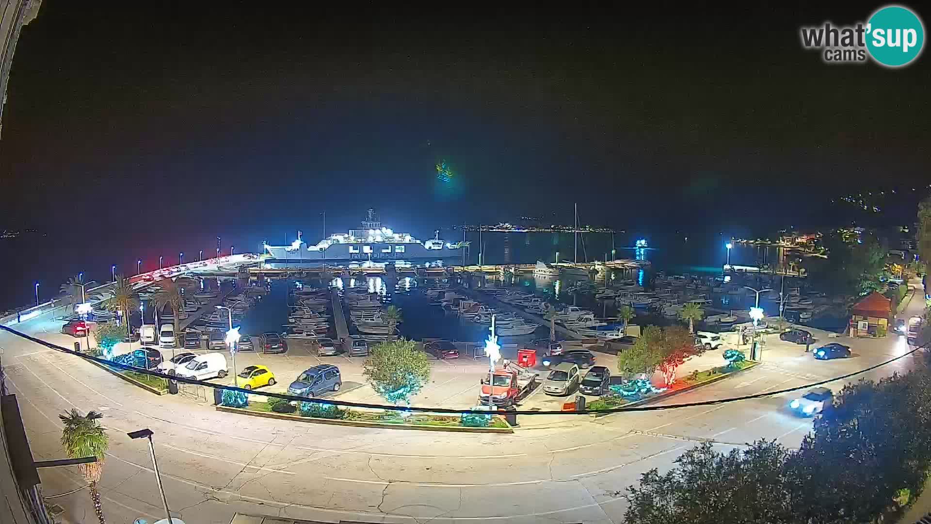 Webcam Orebić Riva – Ferry a Korčula en vivo