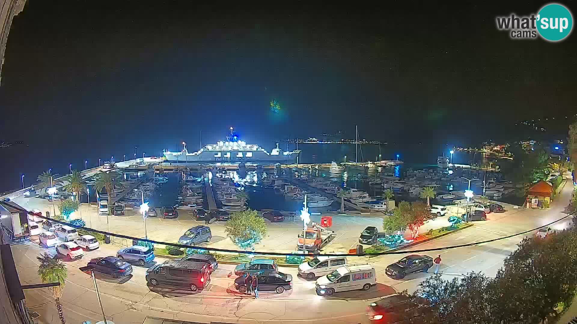 Webcam Orebić Riva – Ferry a Korčula en vivo