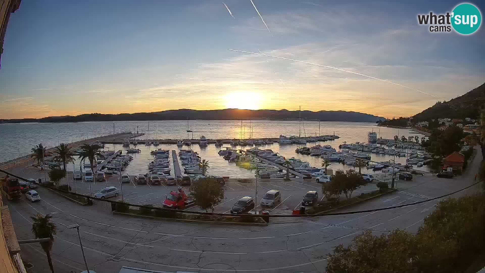 Webcam Orebić Riva – Ferry to Korčula Live