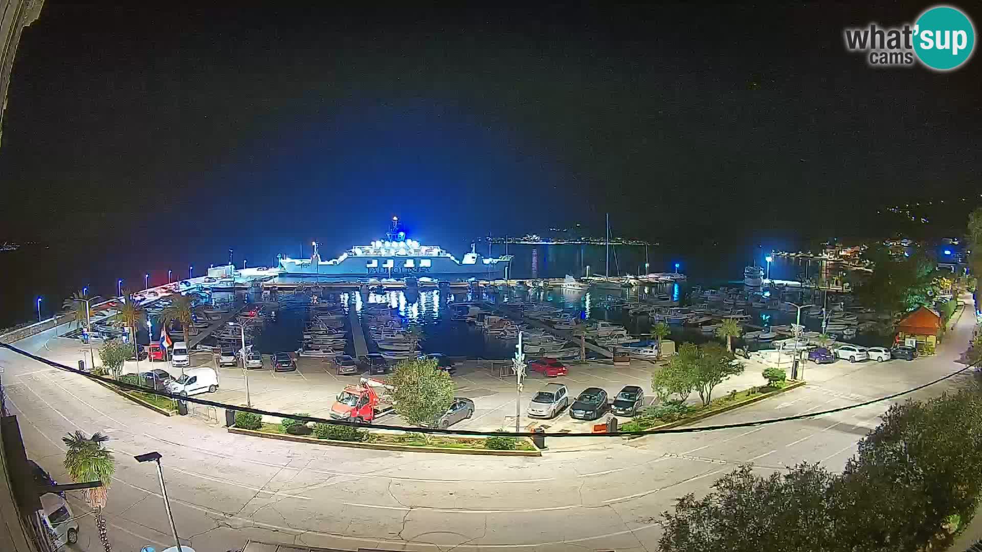 Webcam Orebić Riva – Ferry to Korčula Live