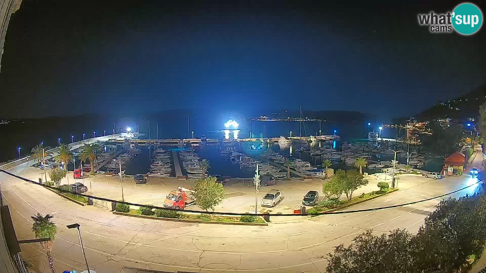 Webcam Orebić Riva – Ferry vers Korčula en direct