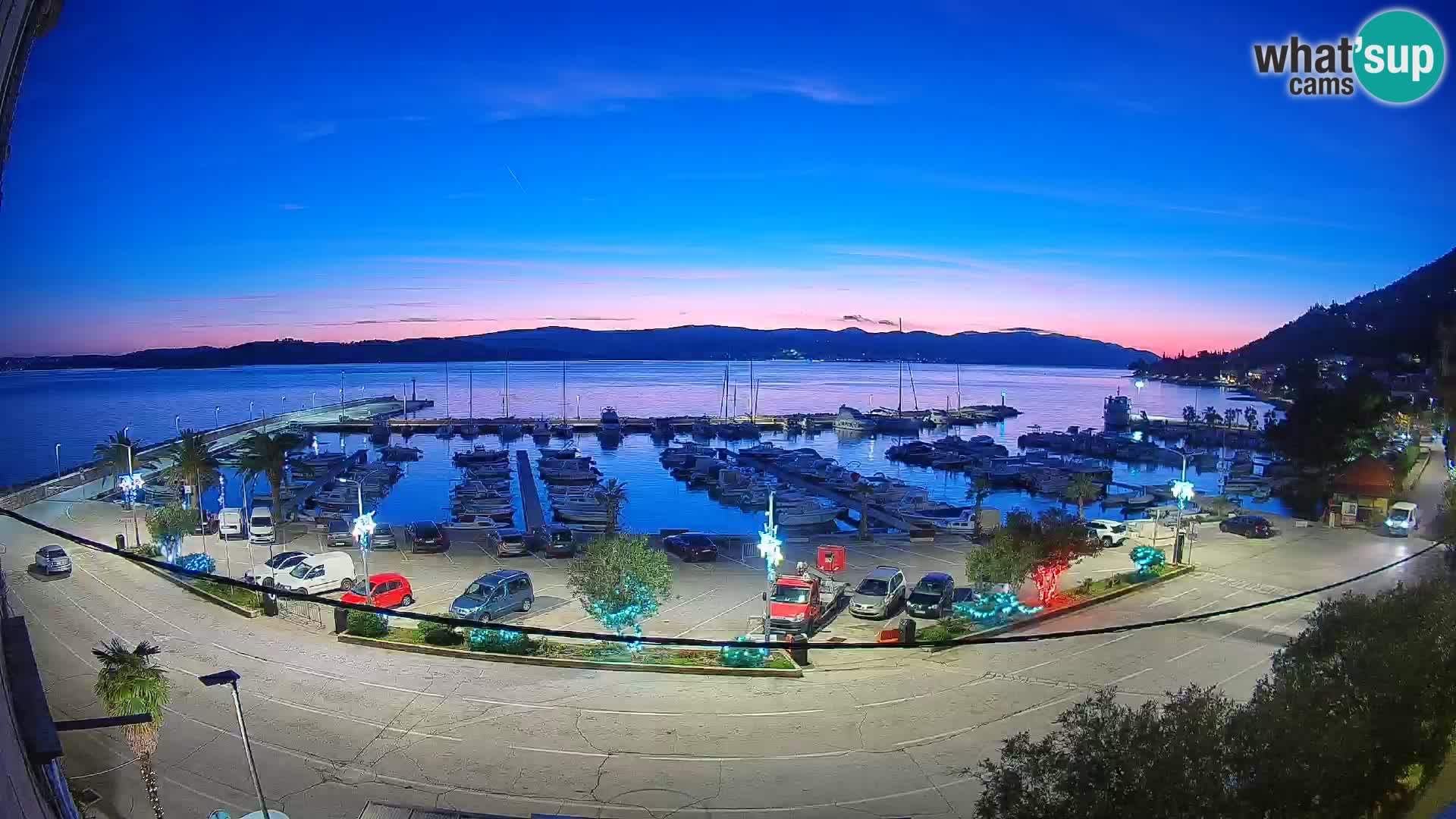 Webcam Orebić Riva – Ferry to Korčula Live