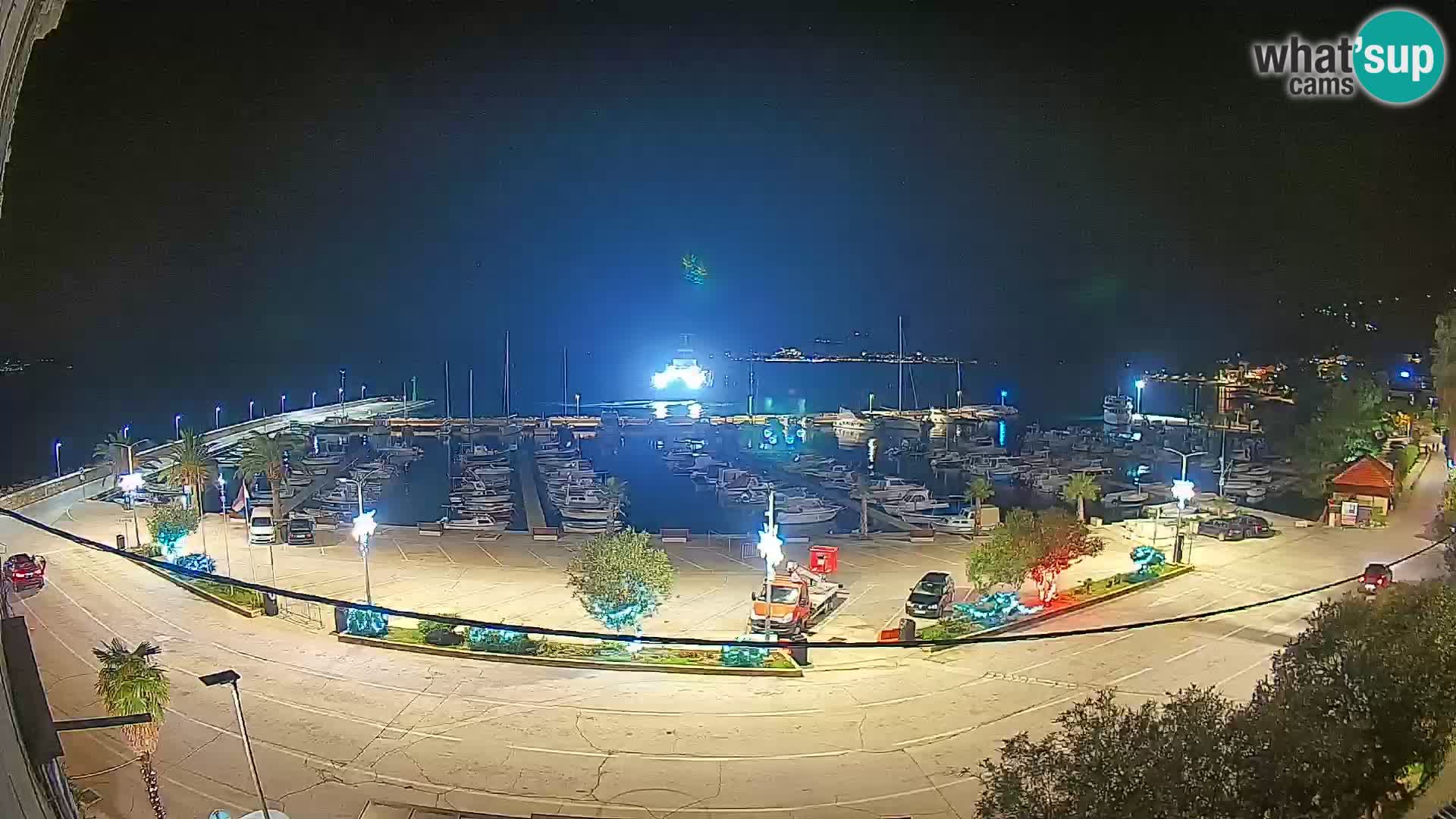 Webcam Orebić Riva – Ferry a Korčula en vivo