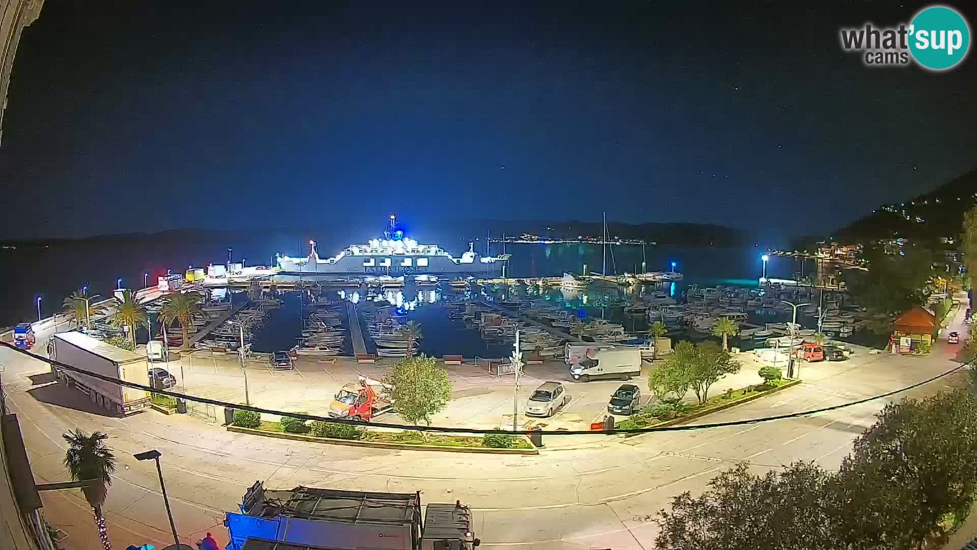 Webcam Orebić Riva – Ferry to Korčula Live