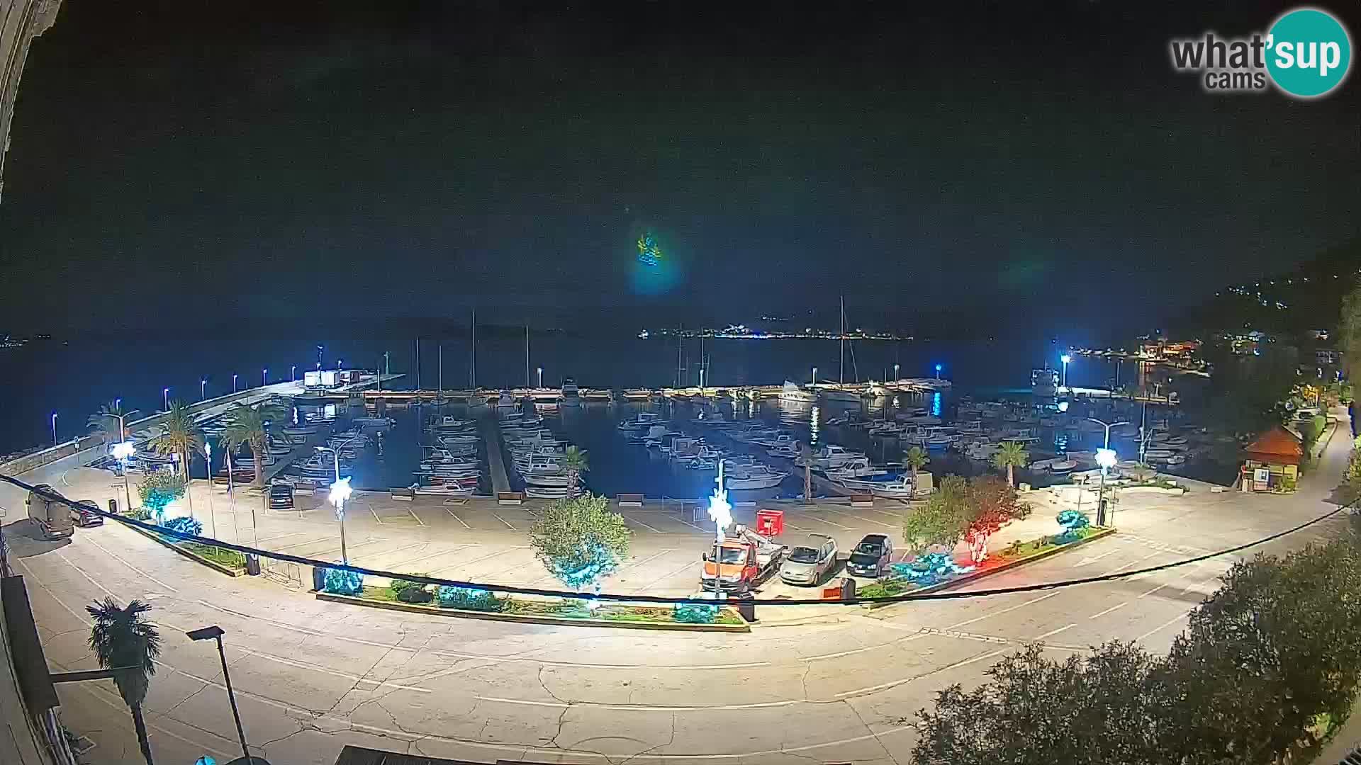 Webcam Orebić Uferpromenade – Fähre nach Korčula Live