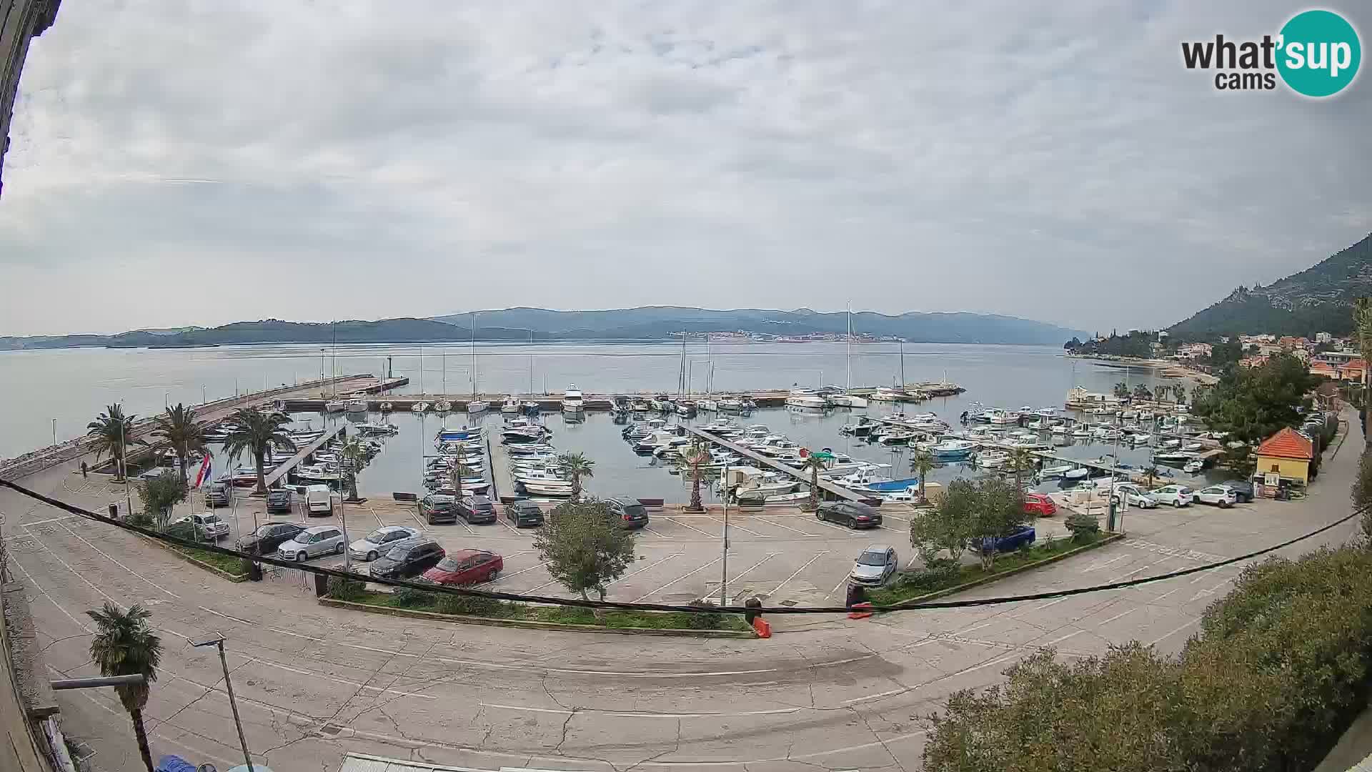 Webcam Orebić Riva – Ferry vers Korčula en direct