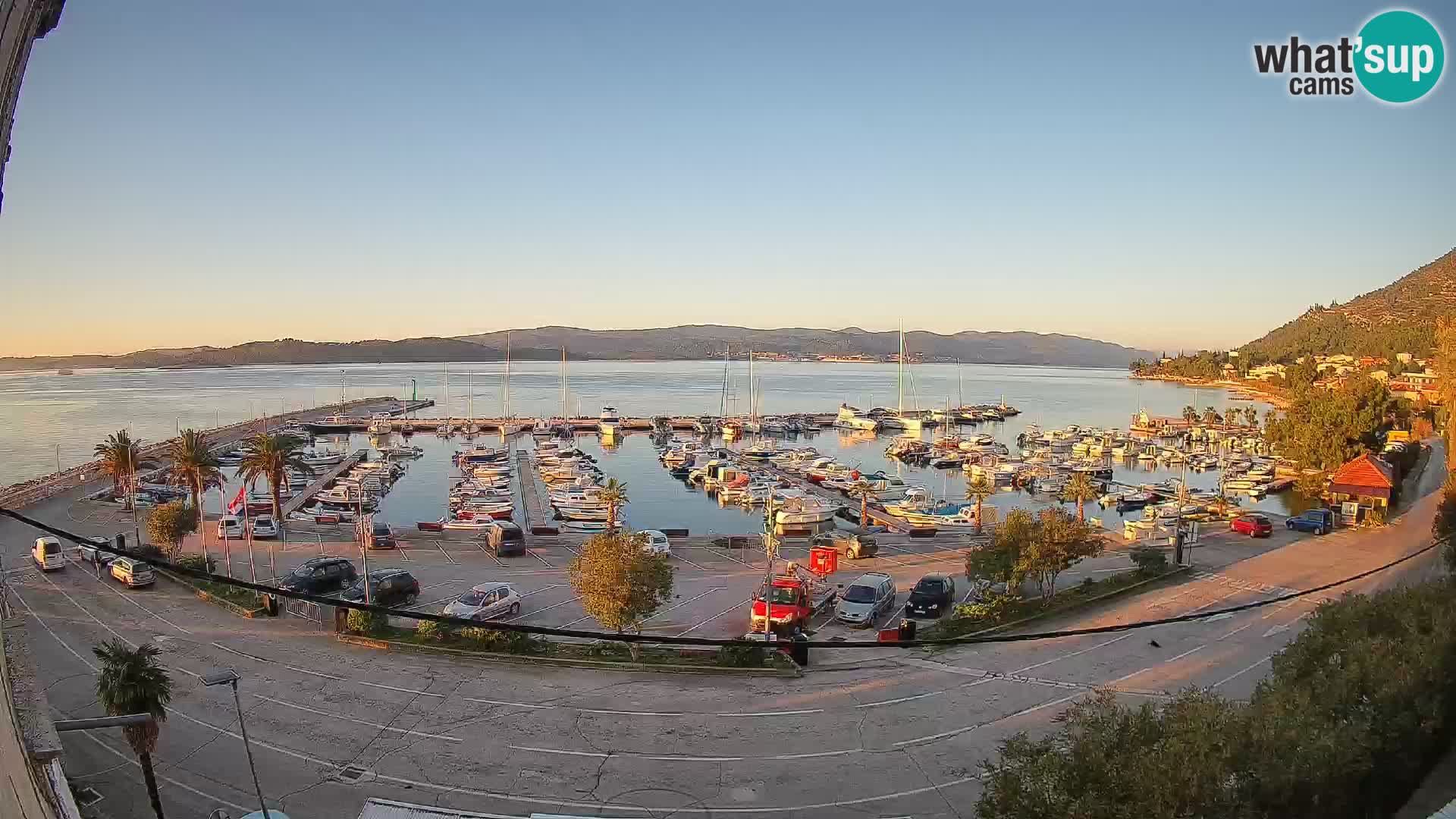 Webcam Orebić Riva – Ferry to Korčula Live