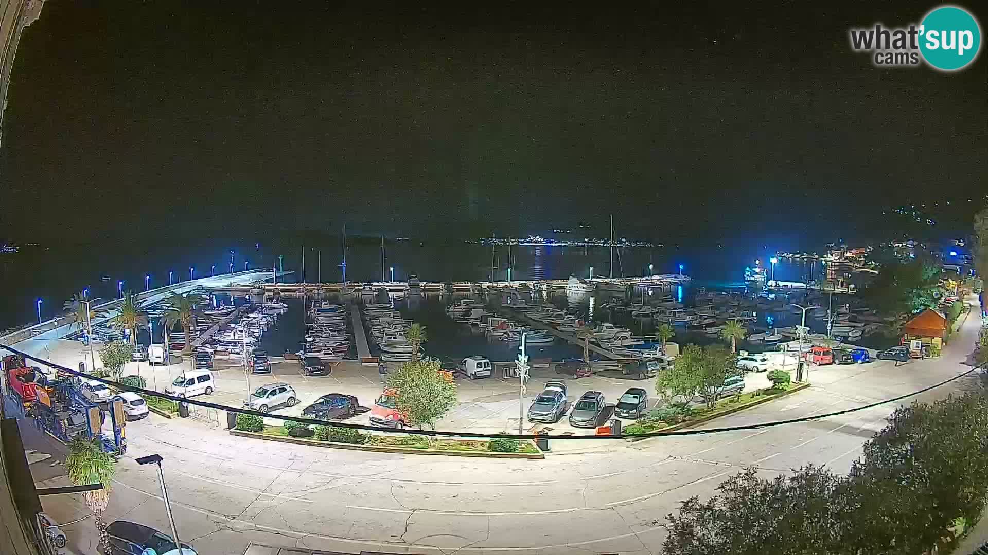 Spletna kamera Orebić Riva – Trajekt za Korčulo v živo