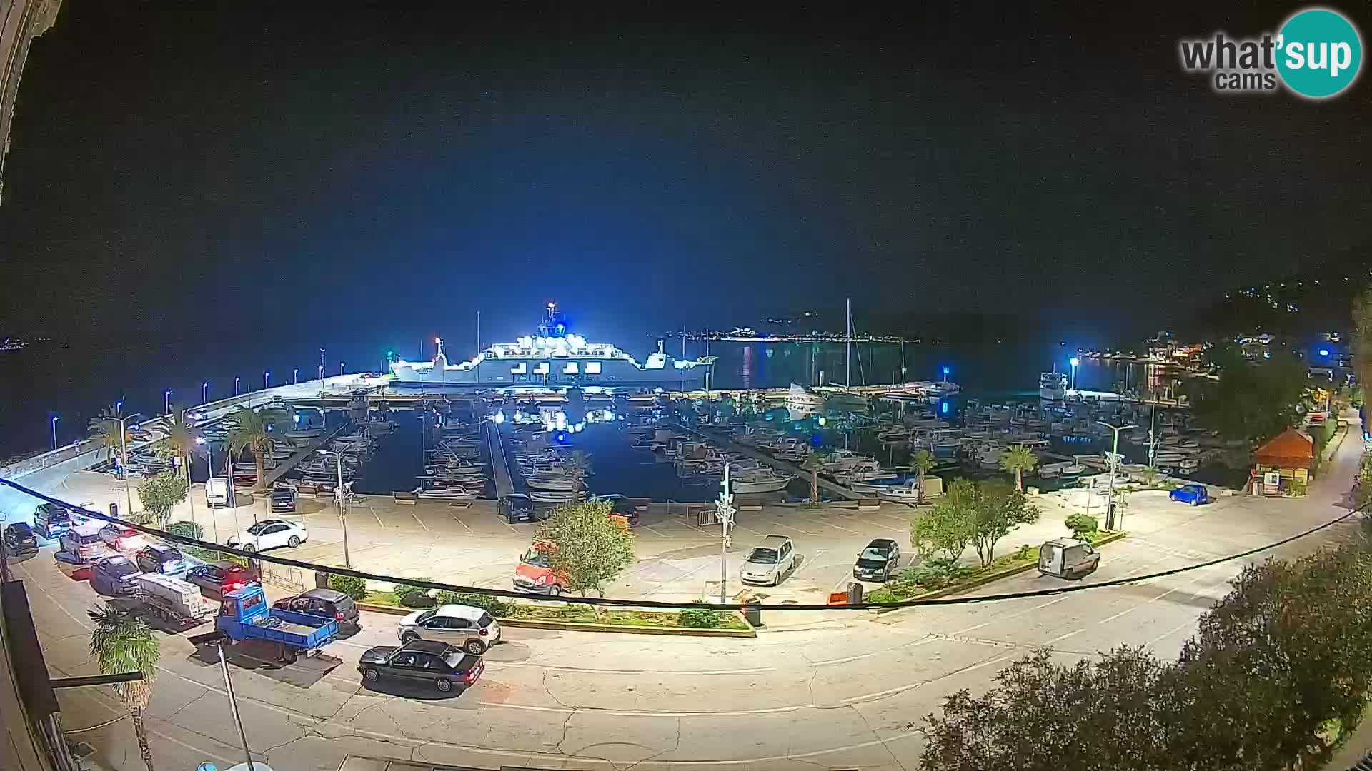 Webcam Orebić Riva – Ferry vers Korčula en direct