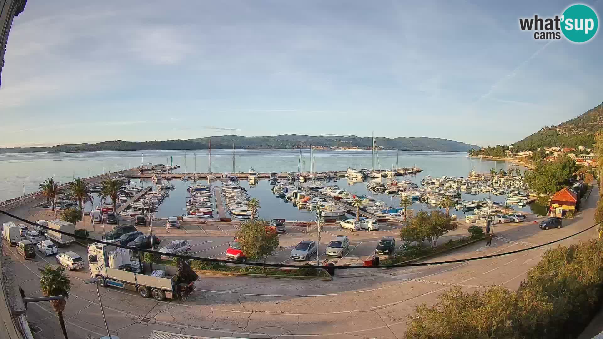 Webcam Orebić Riva – Ferry vers Korčula en direct