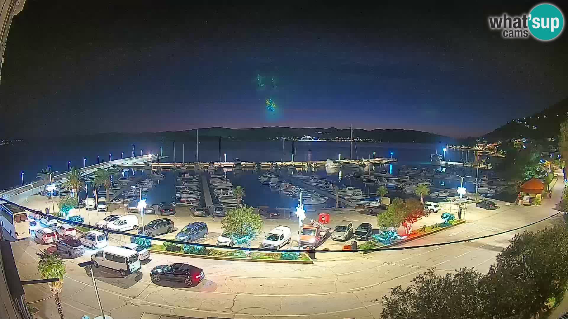 Webcam Orebić Riva – Ferry to Korčula Live