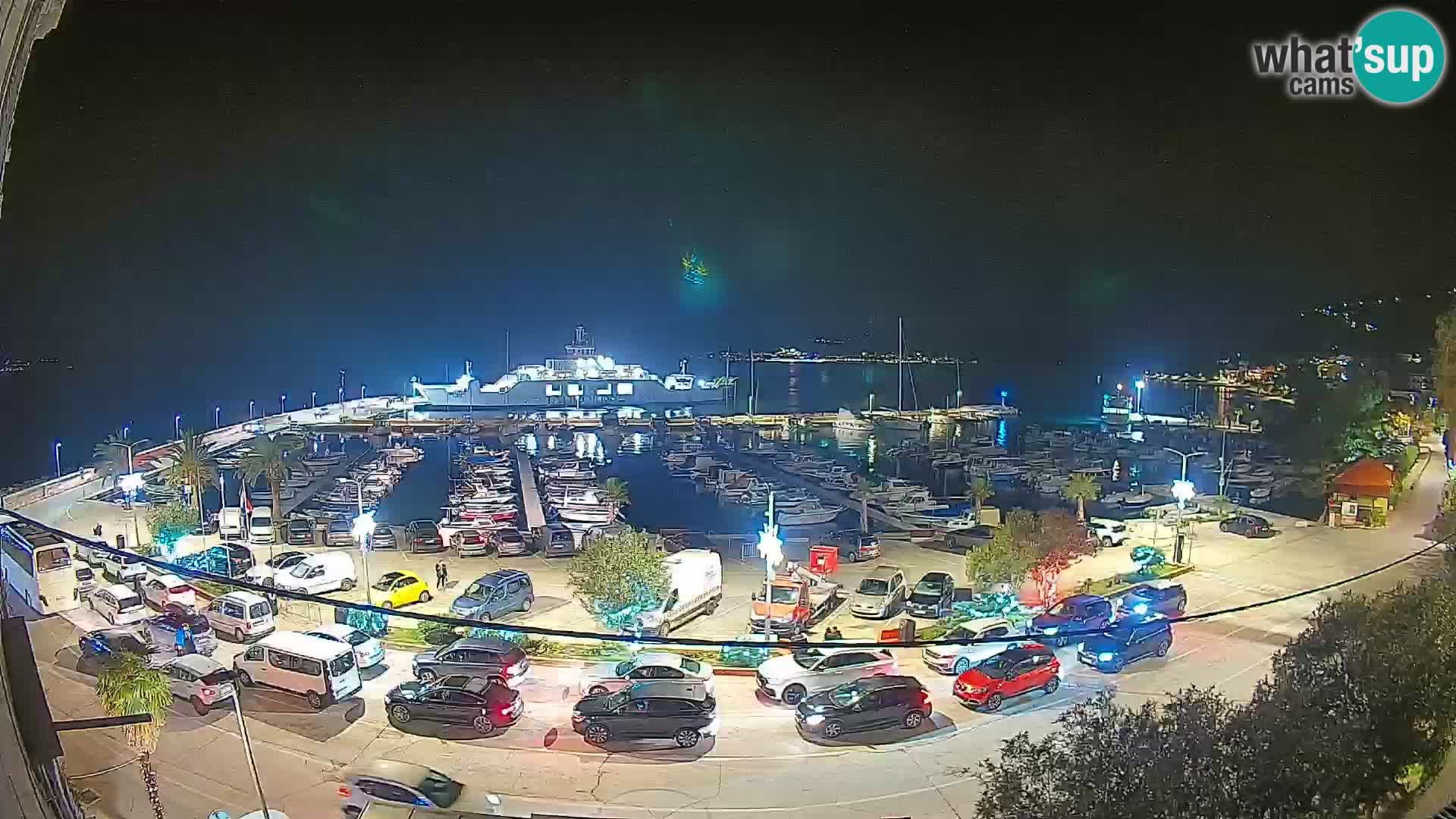 Webcam Orebić Riva – Ferry a Korčula en vivo