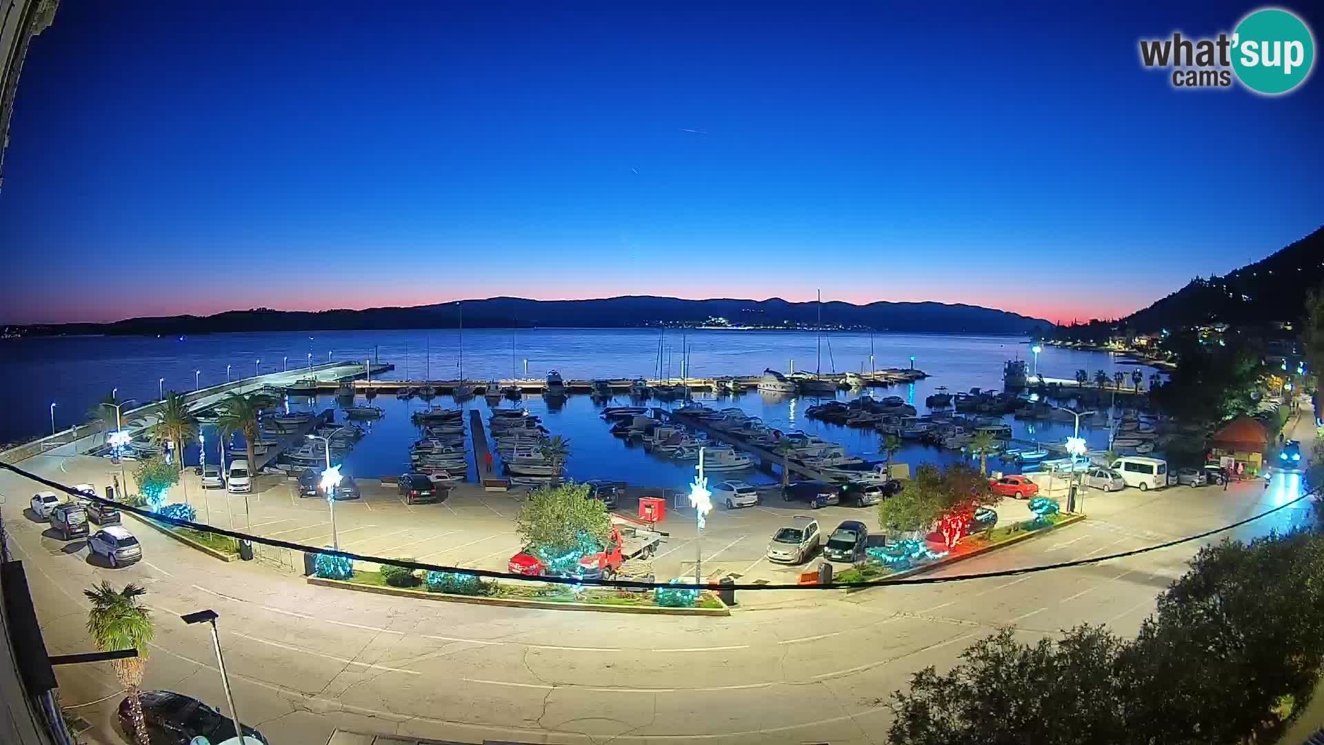 Webcam Orebić Riva – Ferry to Korčula Live