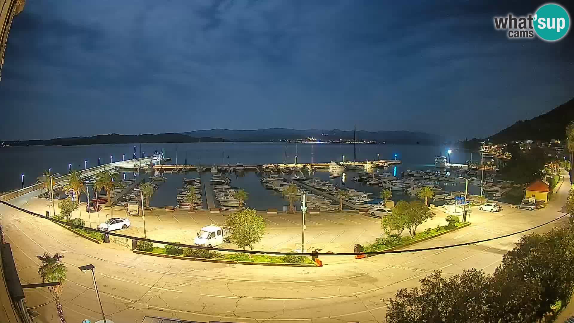 Webcam Orebić Uferpromenade – Fähre nach Korčula Live