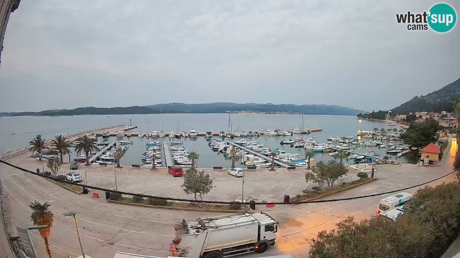 Webcam Orebić Riva – Ferry vers Korčula en direct