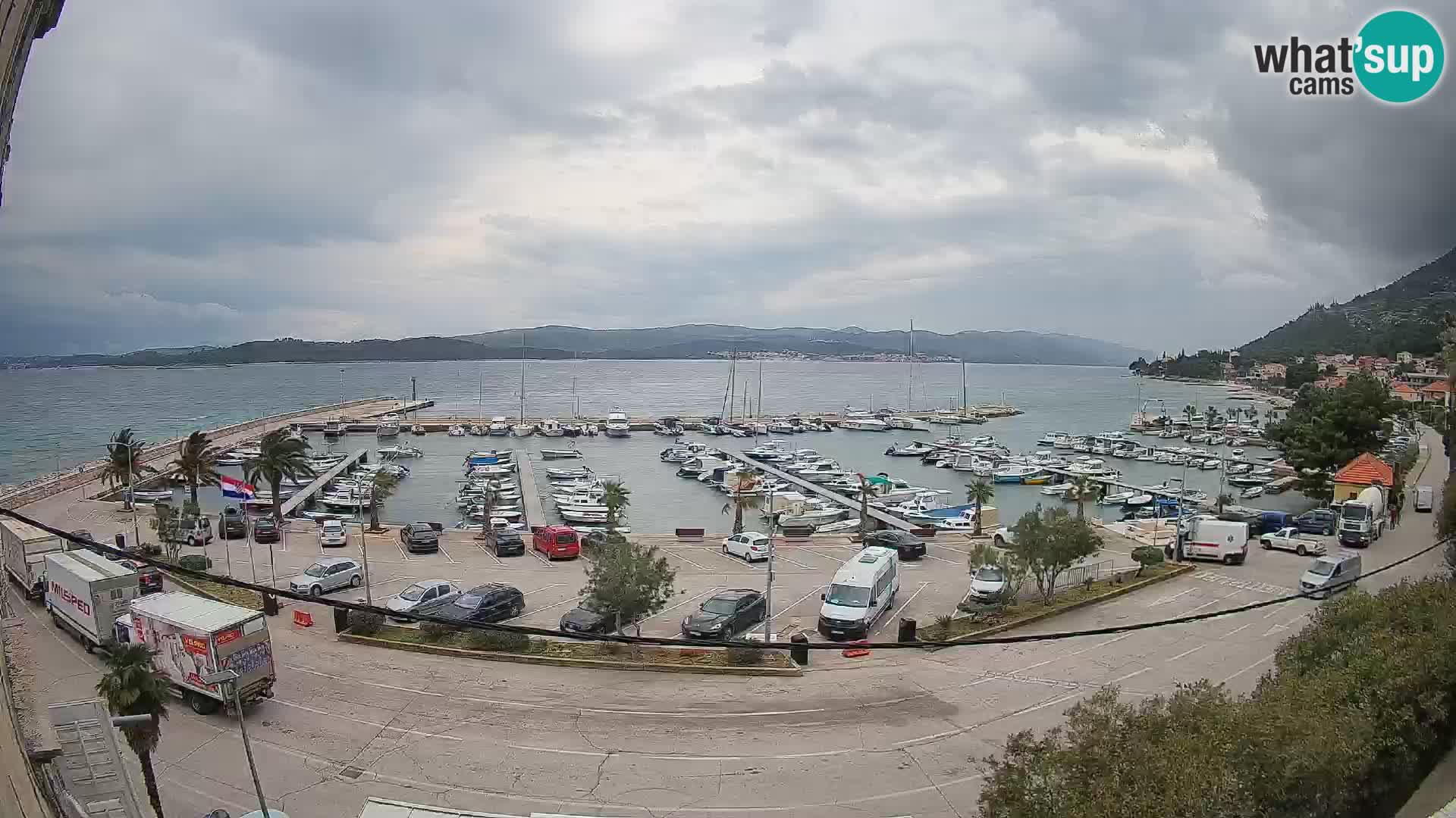 Webcam Orebić Riva – Ferry to Korčula Live