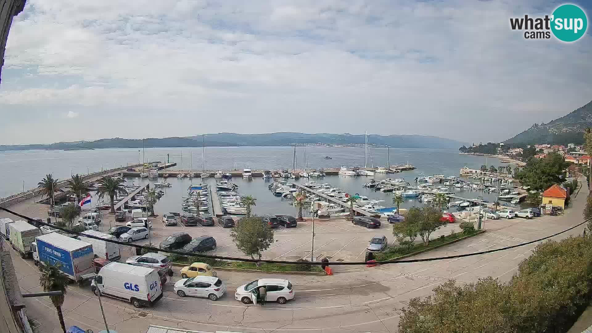 Webcam Orebić Riva – Ferry to Korčula Live