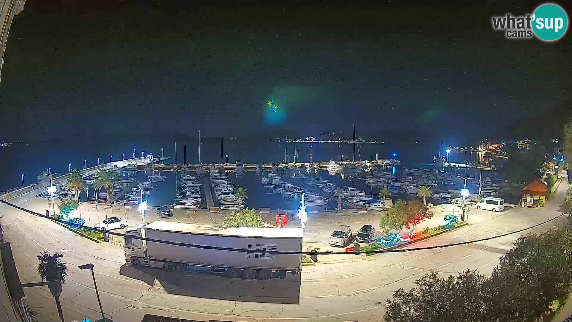 Webcam Orebić Riva – Ferry a Korčula en vivo
